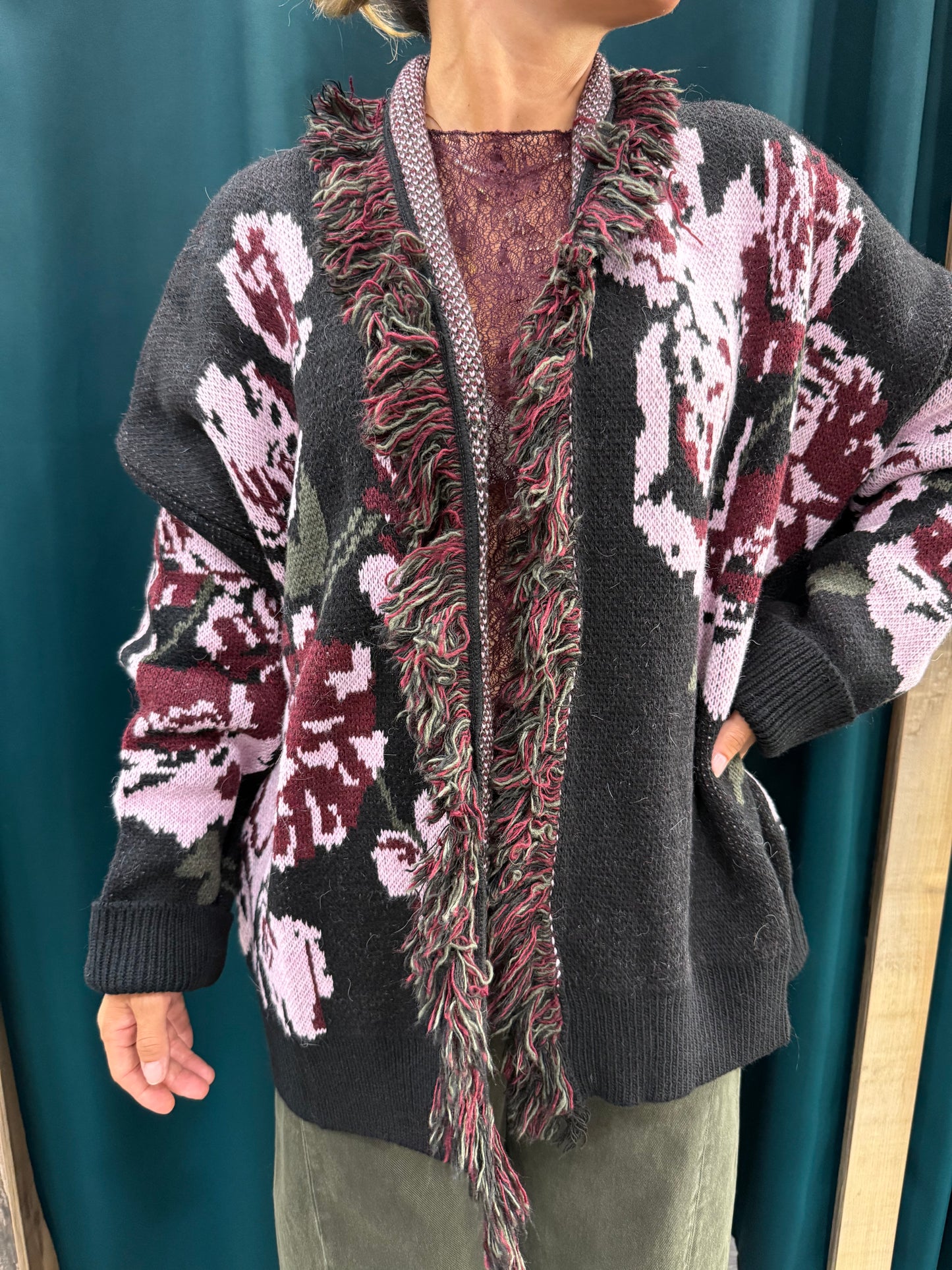 Cardigan Kontatto Rose
