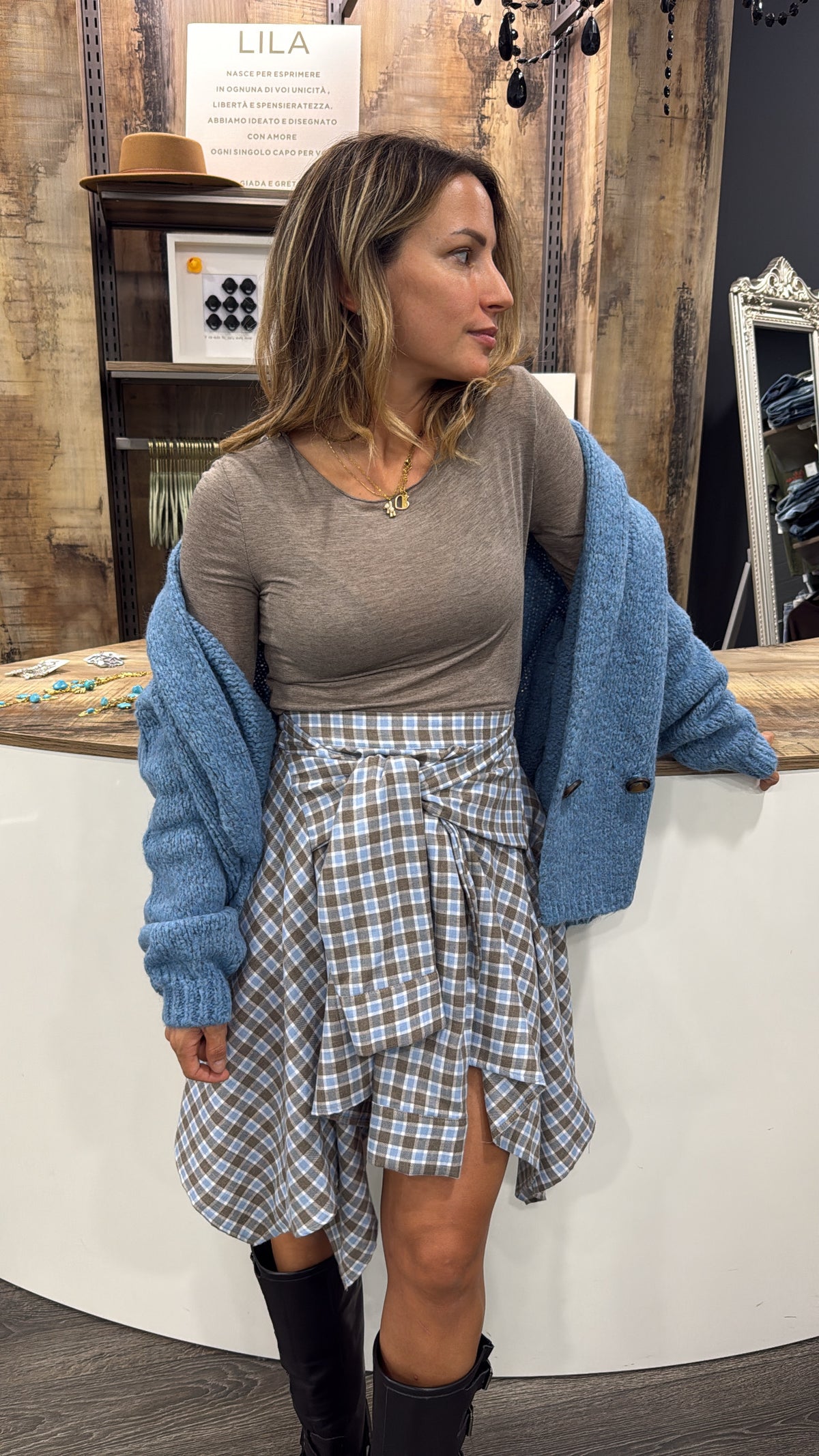 Cardigan Azzurro Vicolo