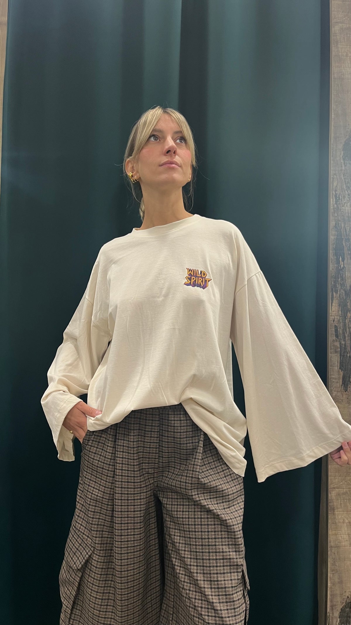 Maglia Vicolo in Cotone con Stampa