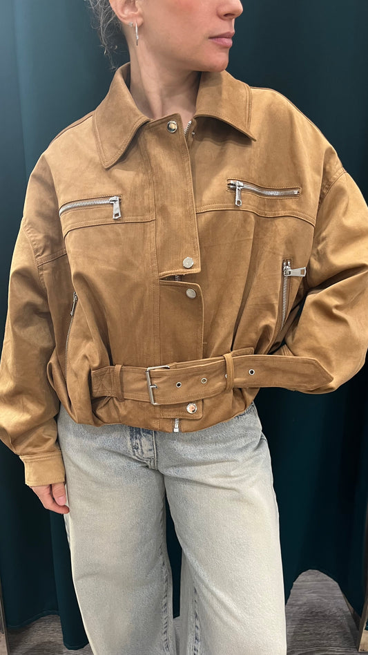 Giacca Bomber Suede Vicolo