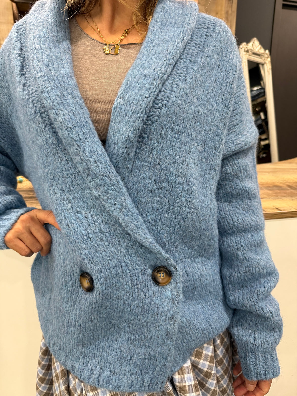 Cardigan Azzurro Vicolo