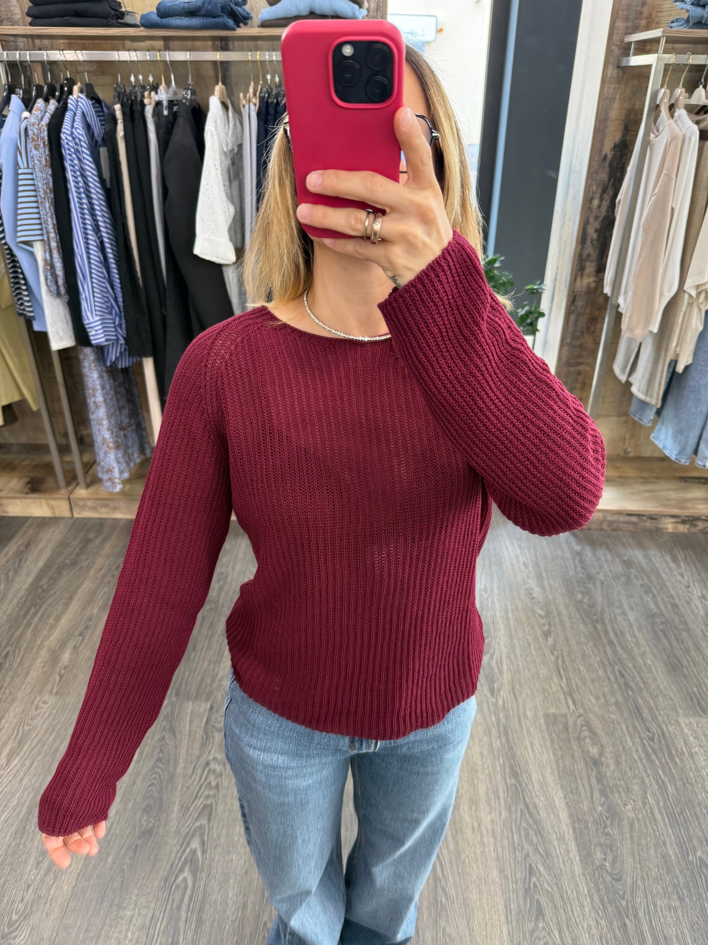 Maglione Kontatto Bordeaux