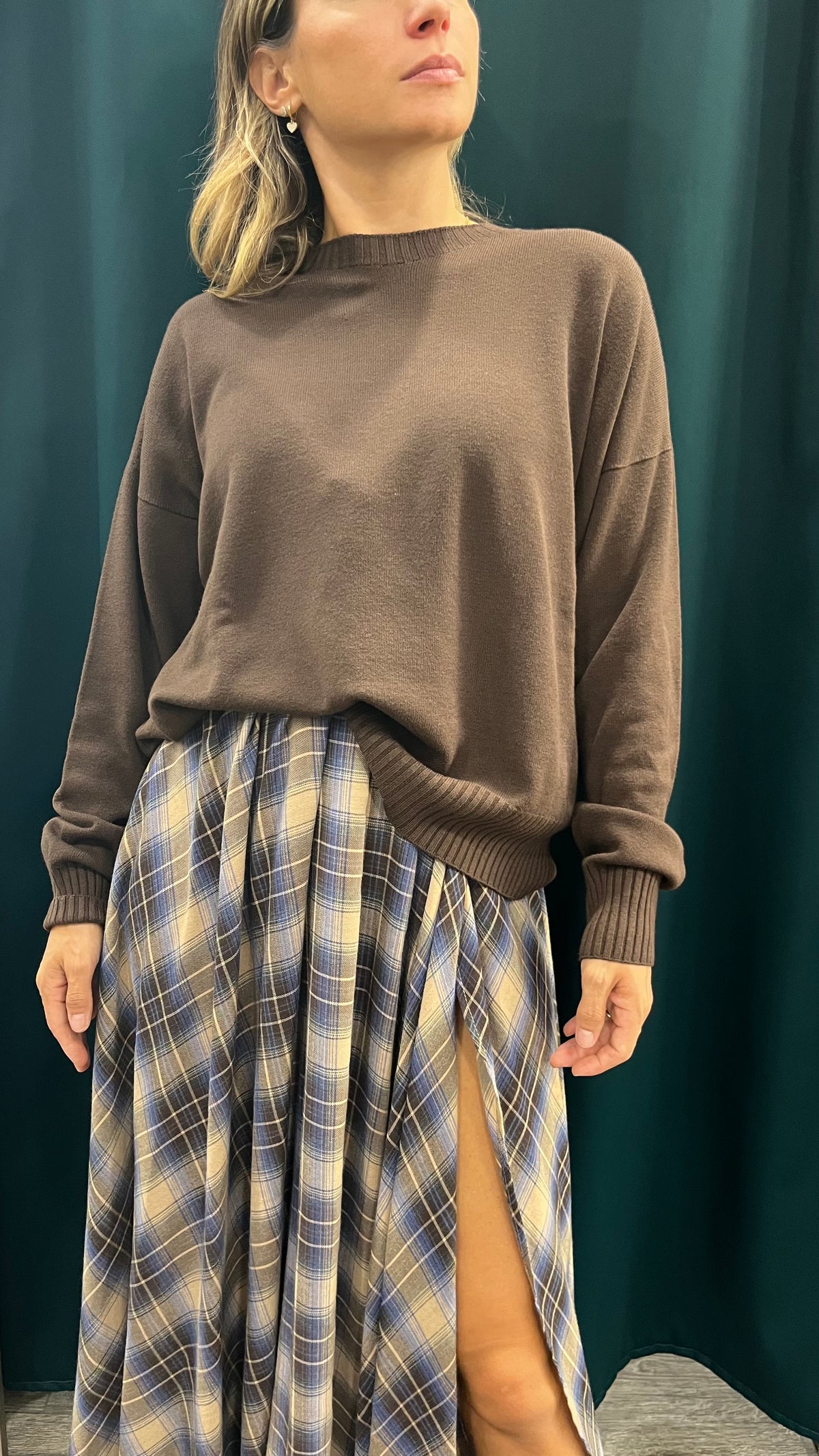 Maglione Girocollo Over Kontatto