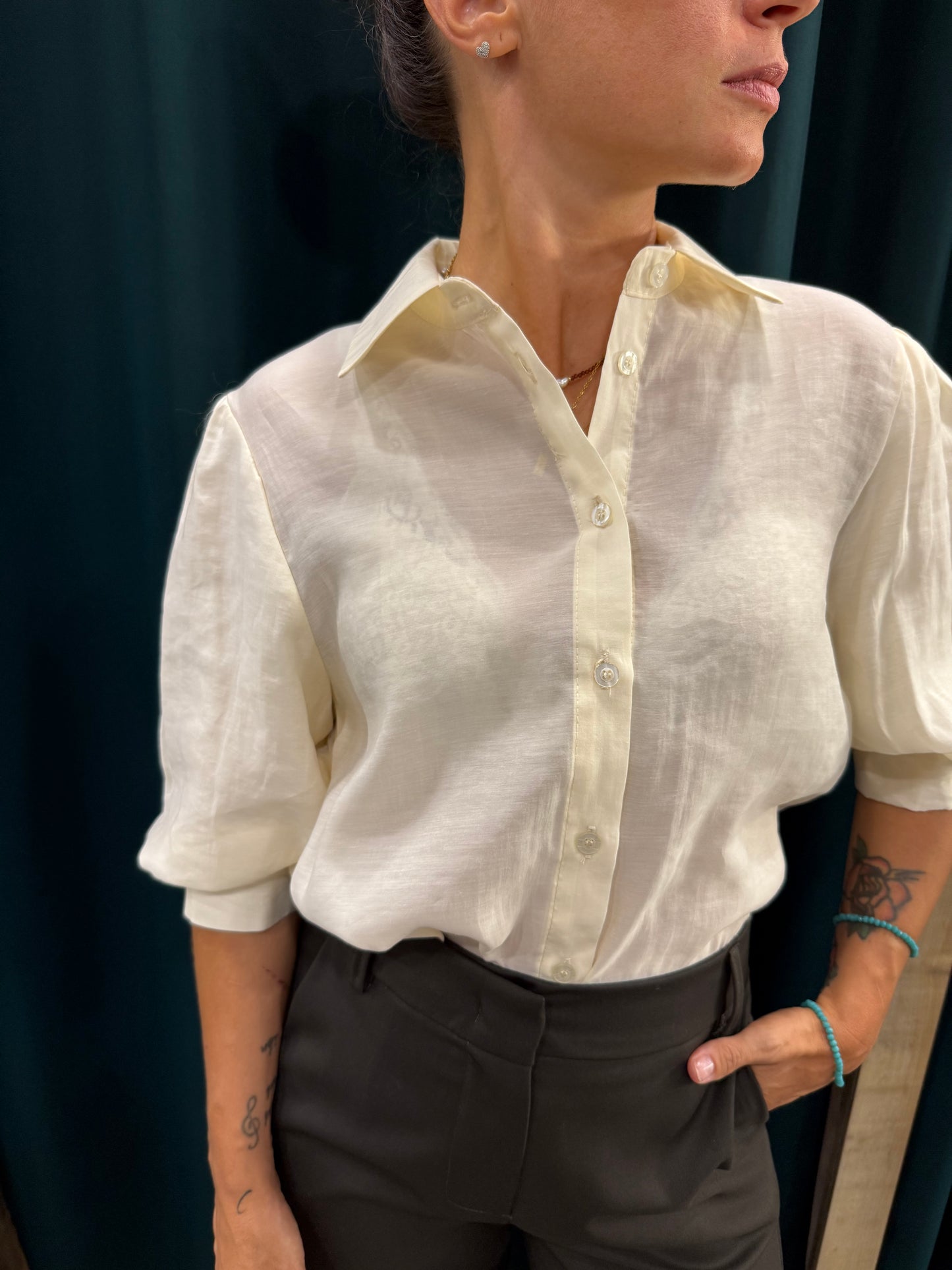 Camicia Manica Sbuffo