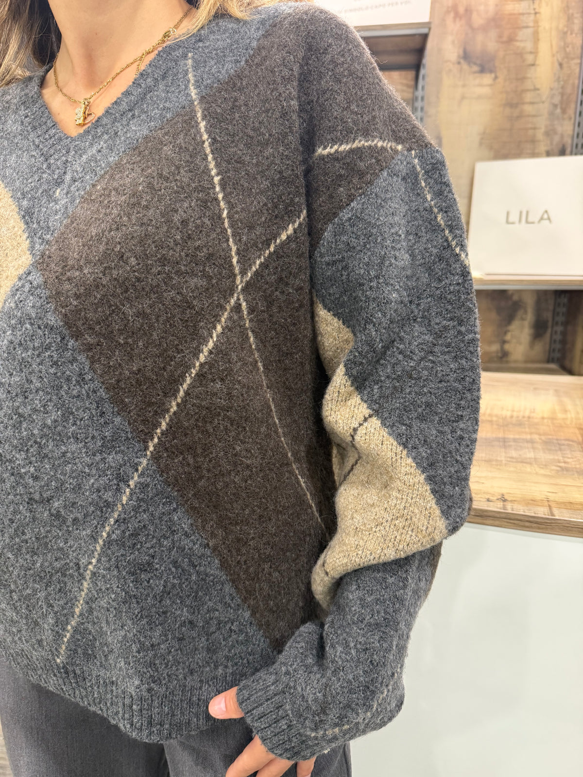 Maglione Duda Rombi