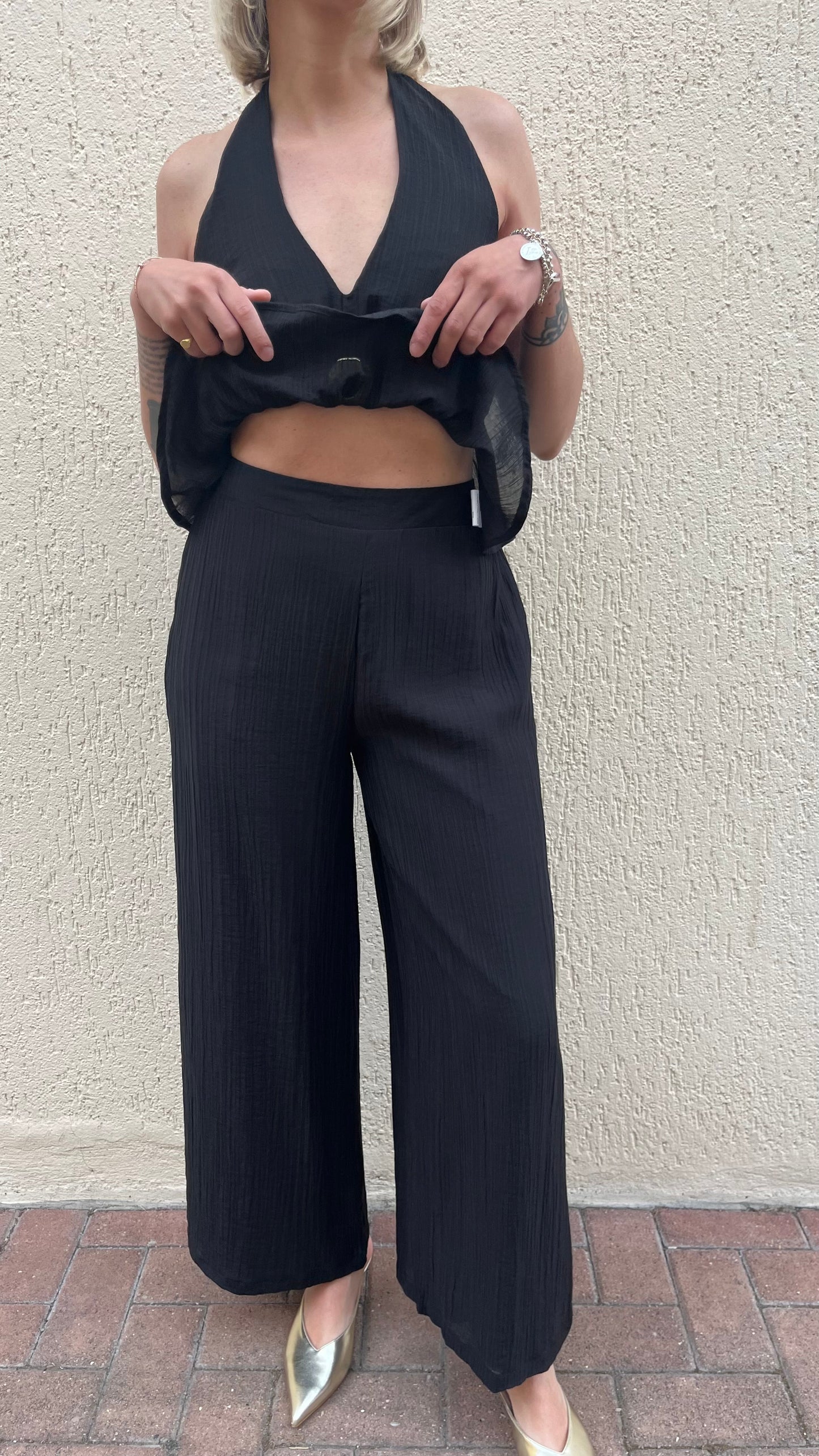 Coordinato Set Top e Pantaloni Kontatto