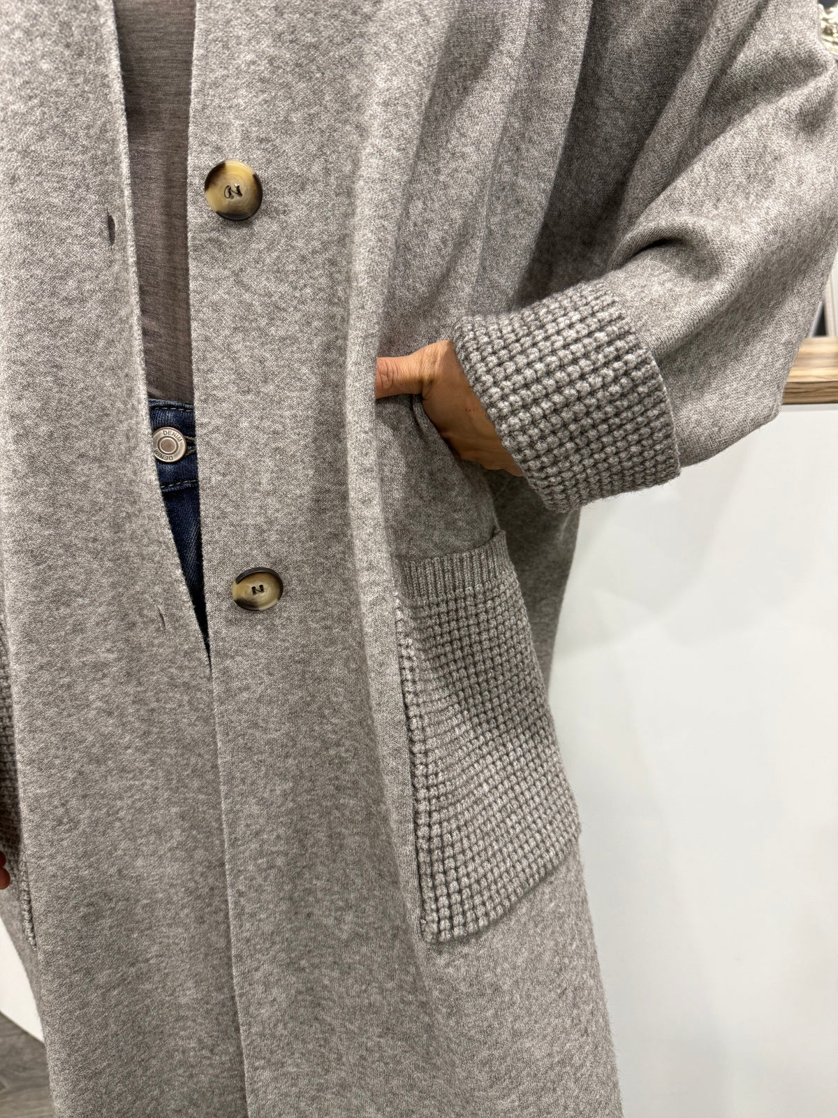 Cardigan con Tasche