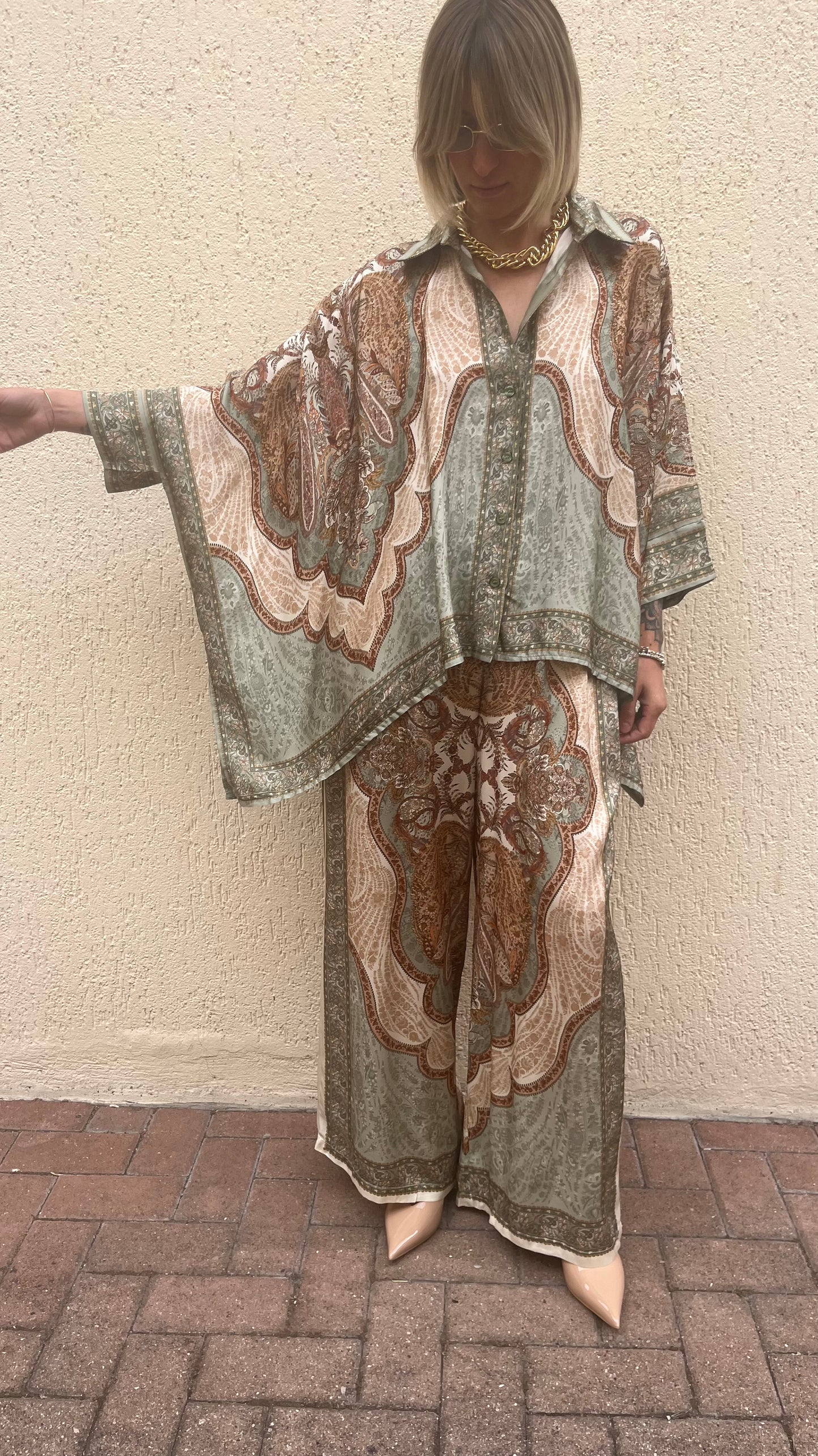 Pantaloni in Viscosa Kontatto