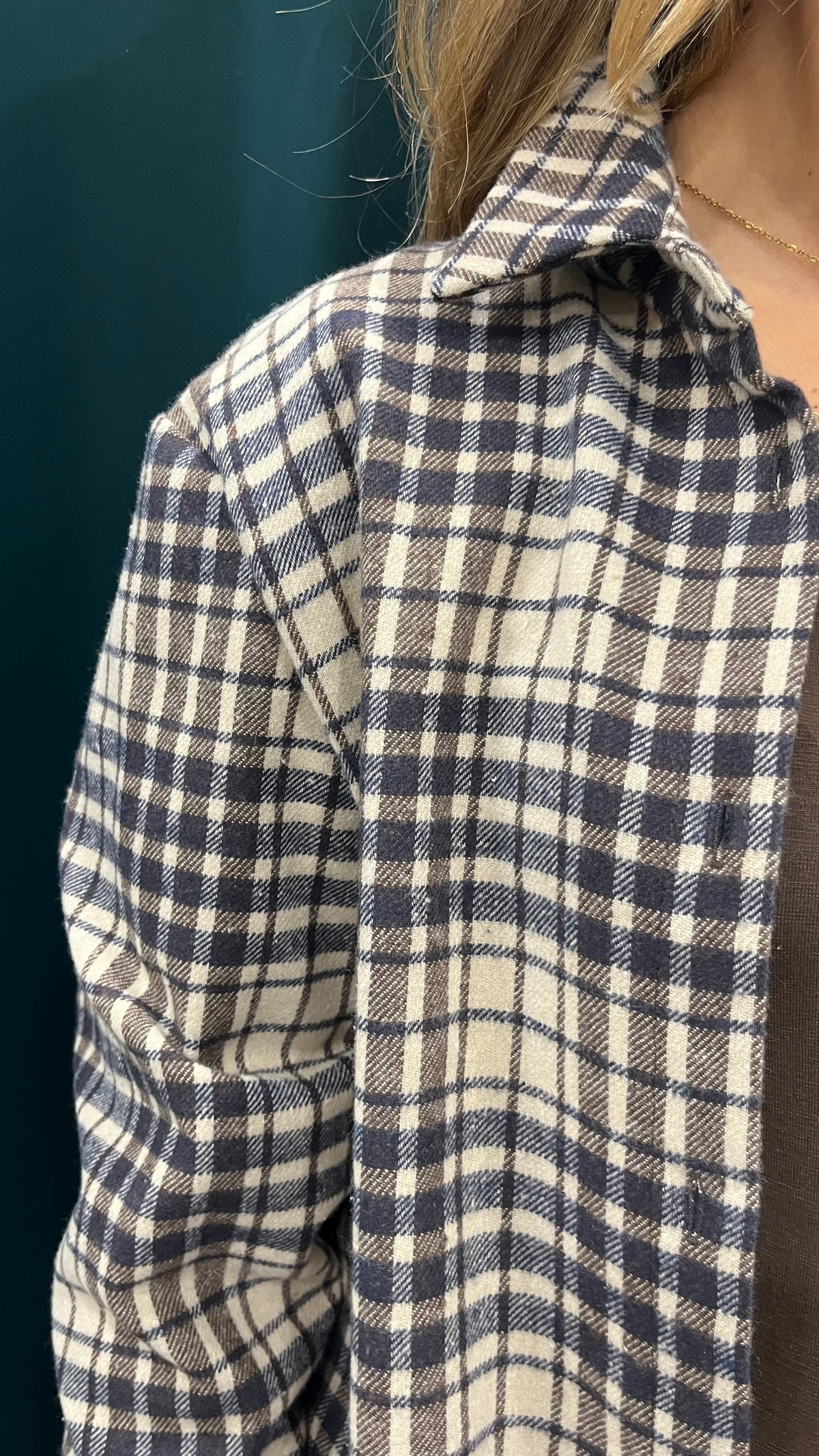 Camicia Quadri Blu Moro