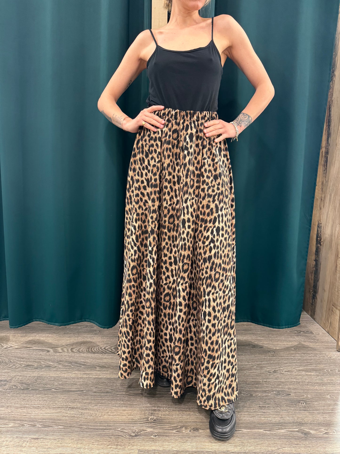 Gonna Lila Animalier