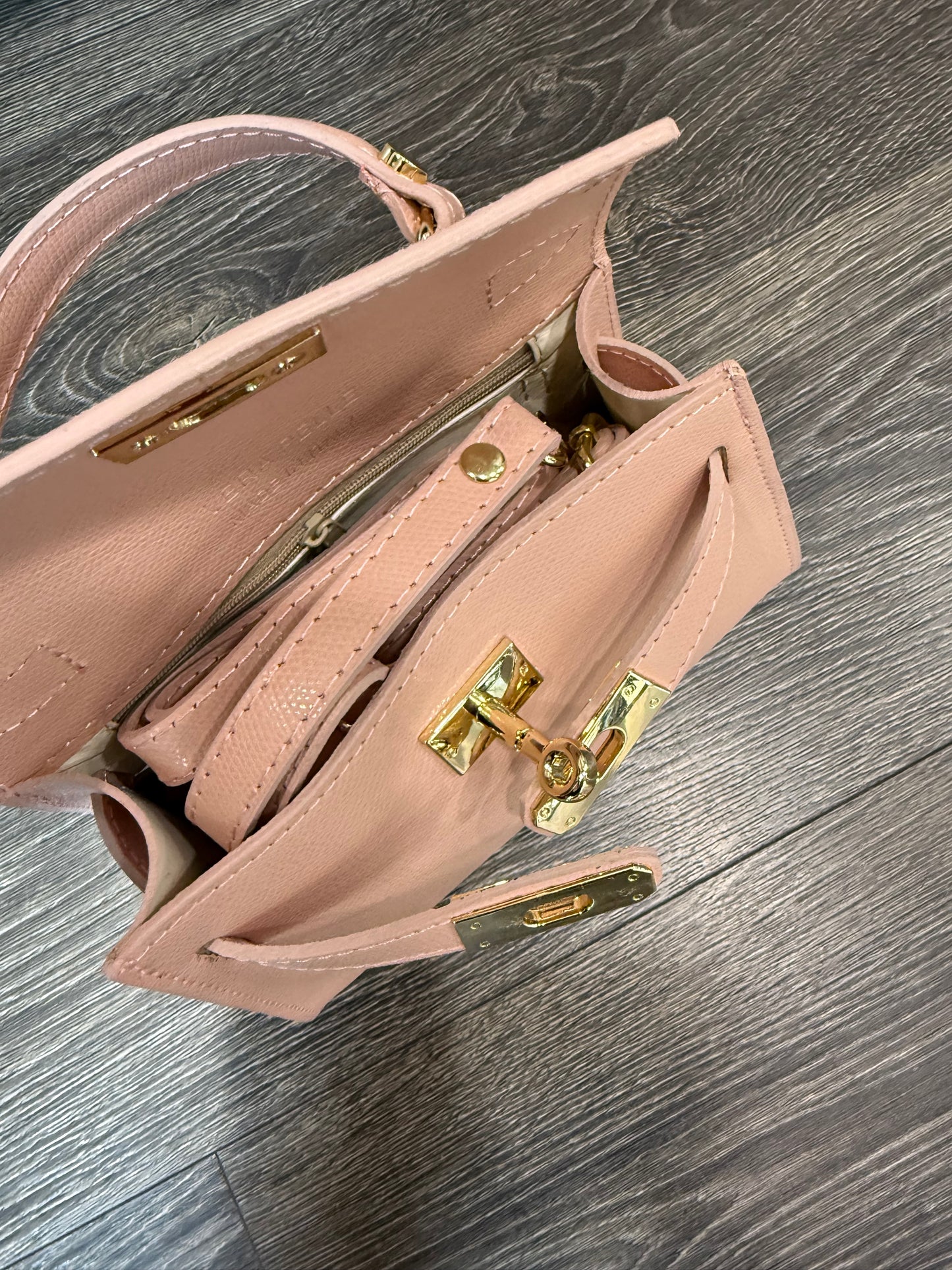 Mini Borsa in Pelle Rosa