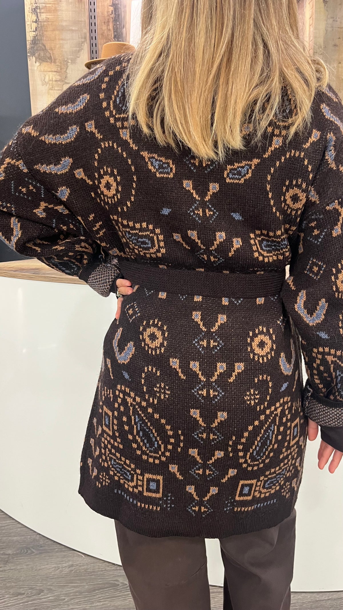 Cardigan Etnico Moro Fantasia