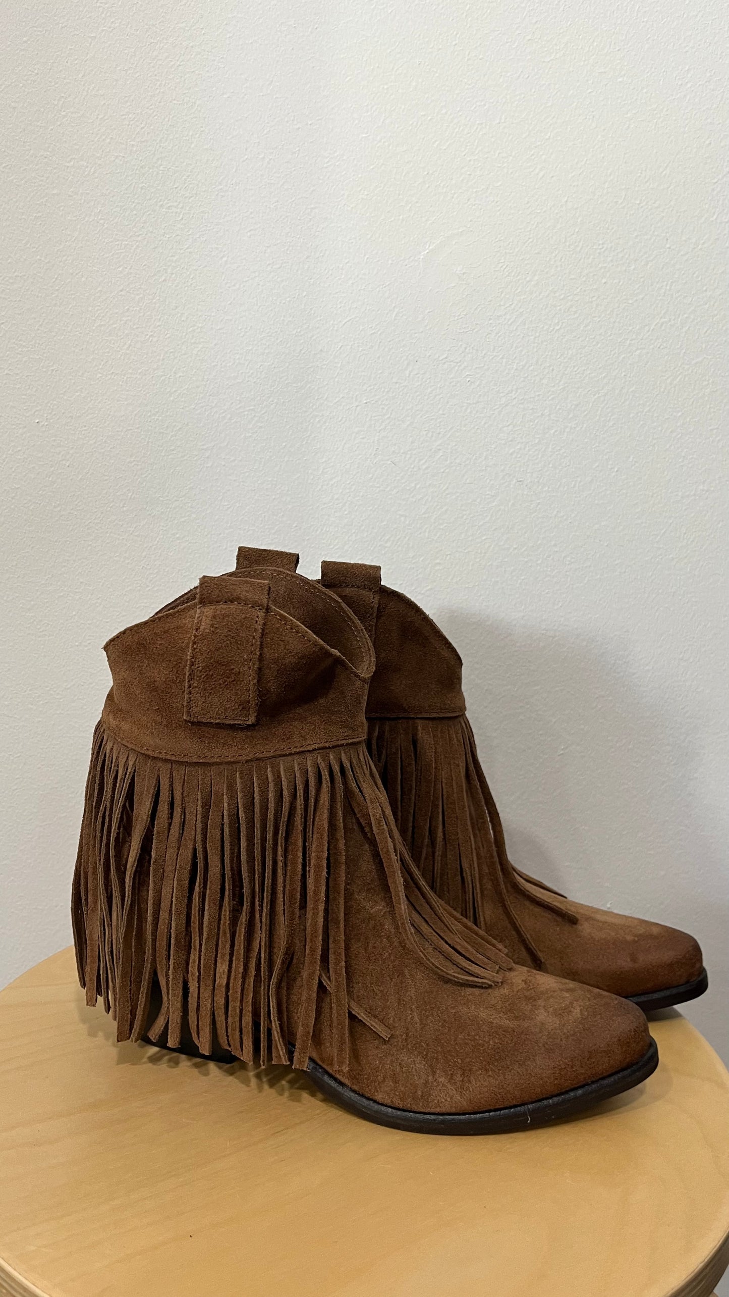 Camperos in Pelle con Frange