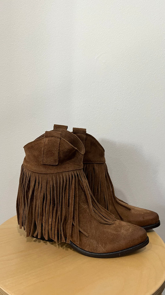 Camperos in Pelle con Frange