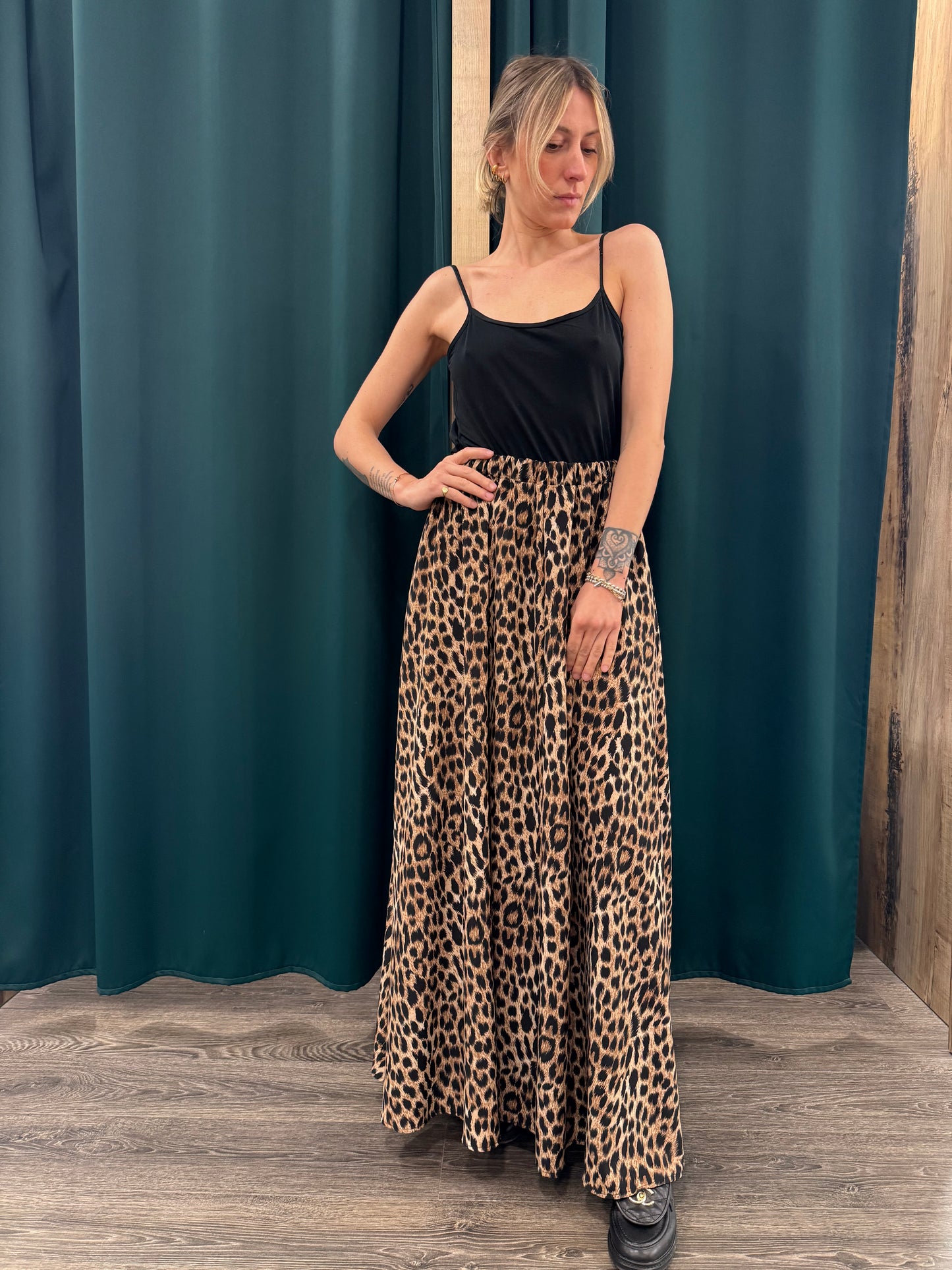 Gonna Lila Animalier