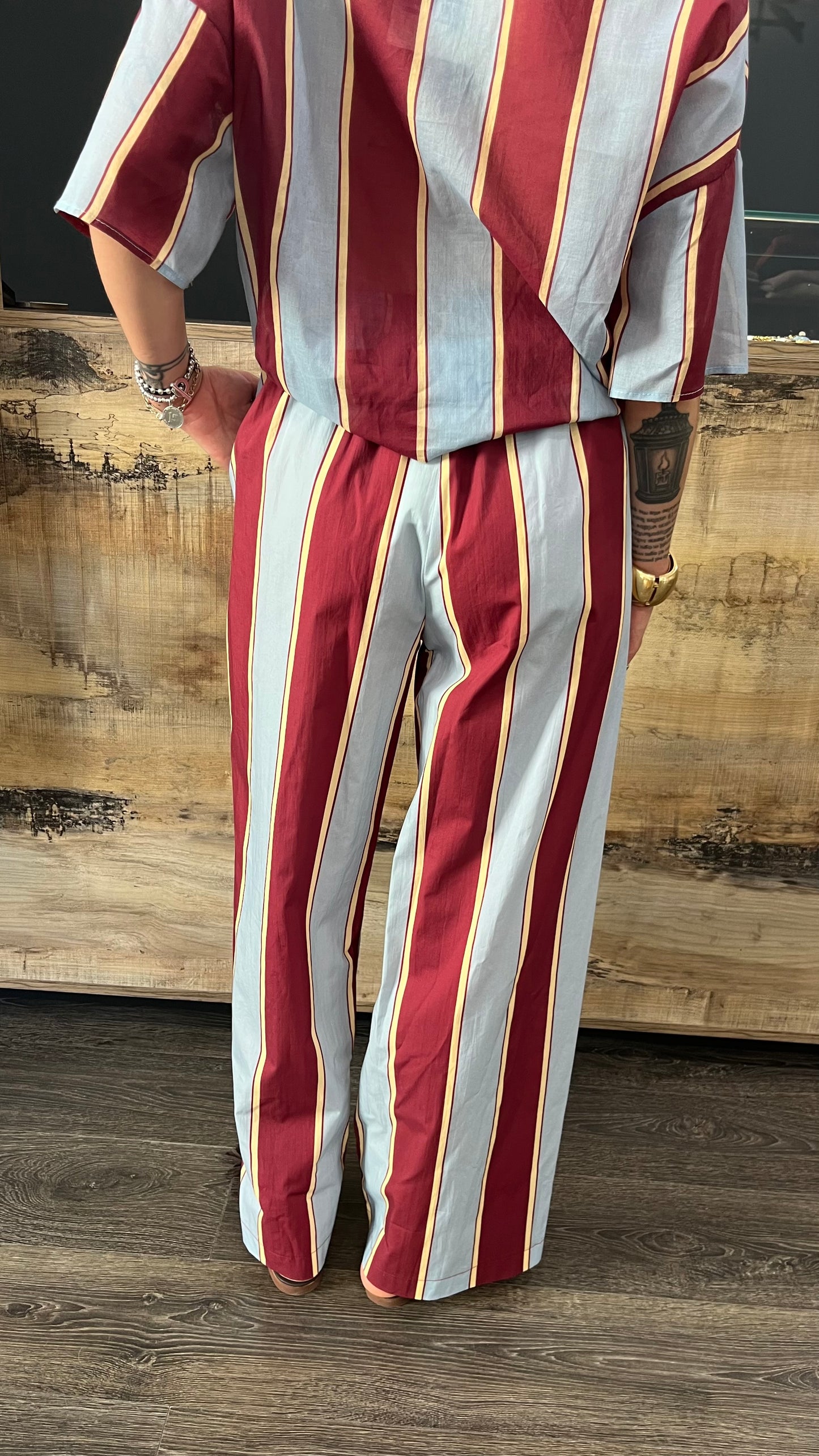 Pantaloni Vicolo Righe