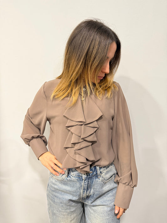 Camicia Rouches Mocha Musse