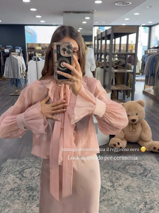 Camicia Rouches Varianti Colore