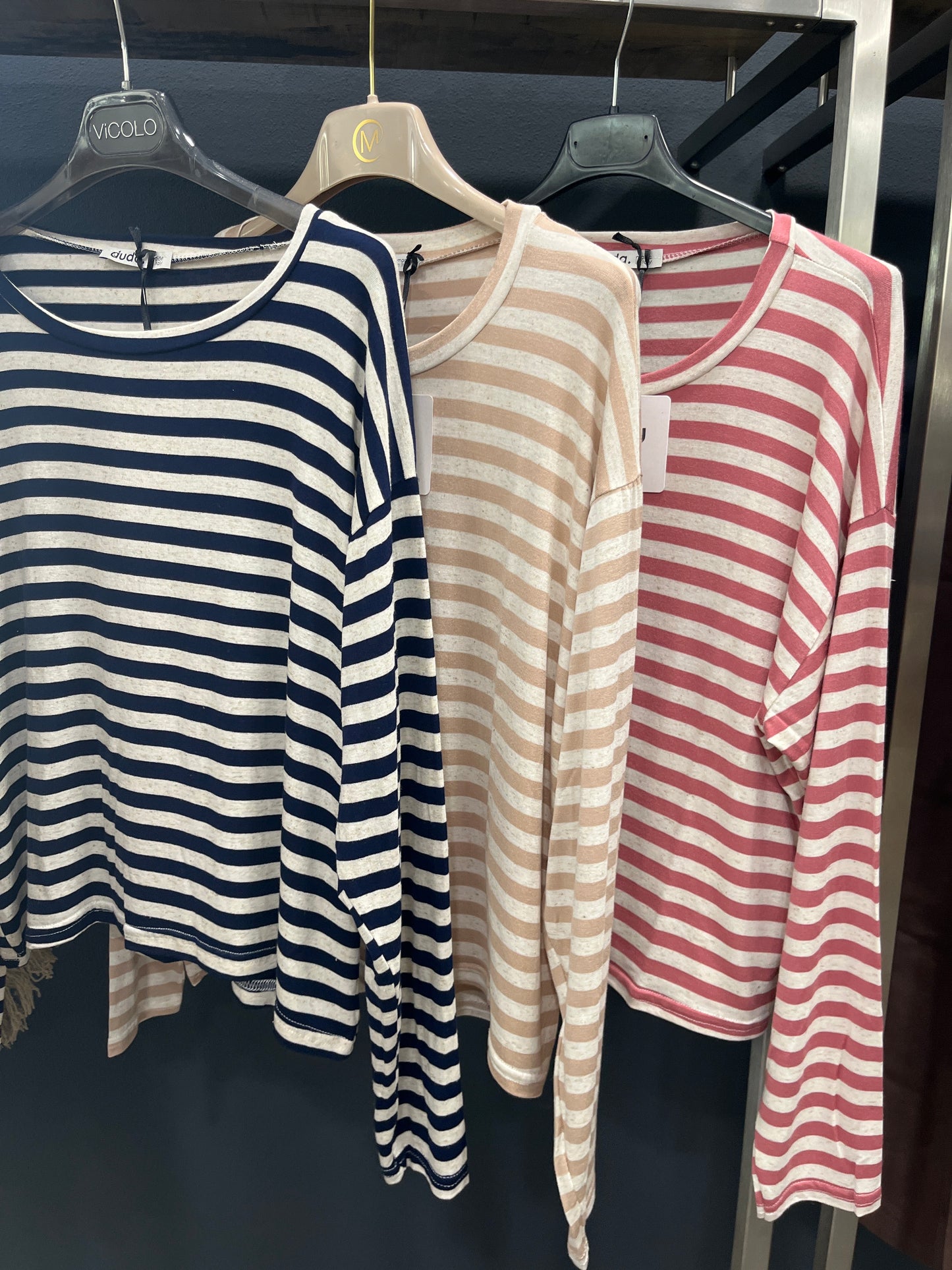 Maglia Righe Over Diversi colori