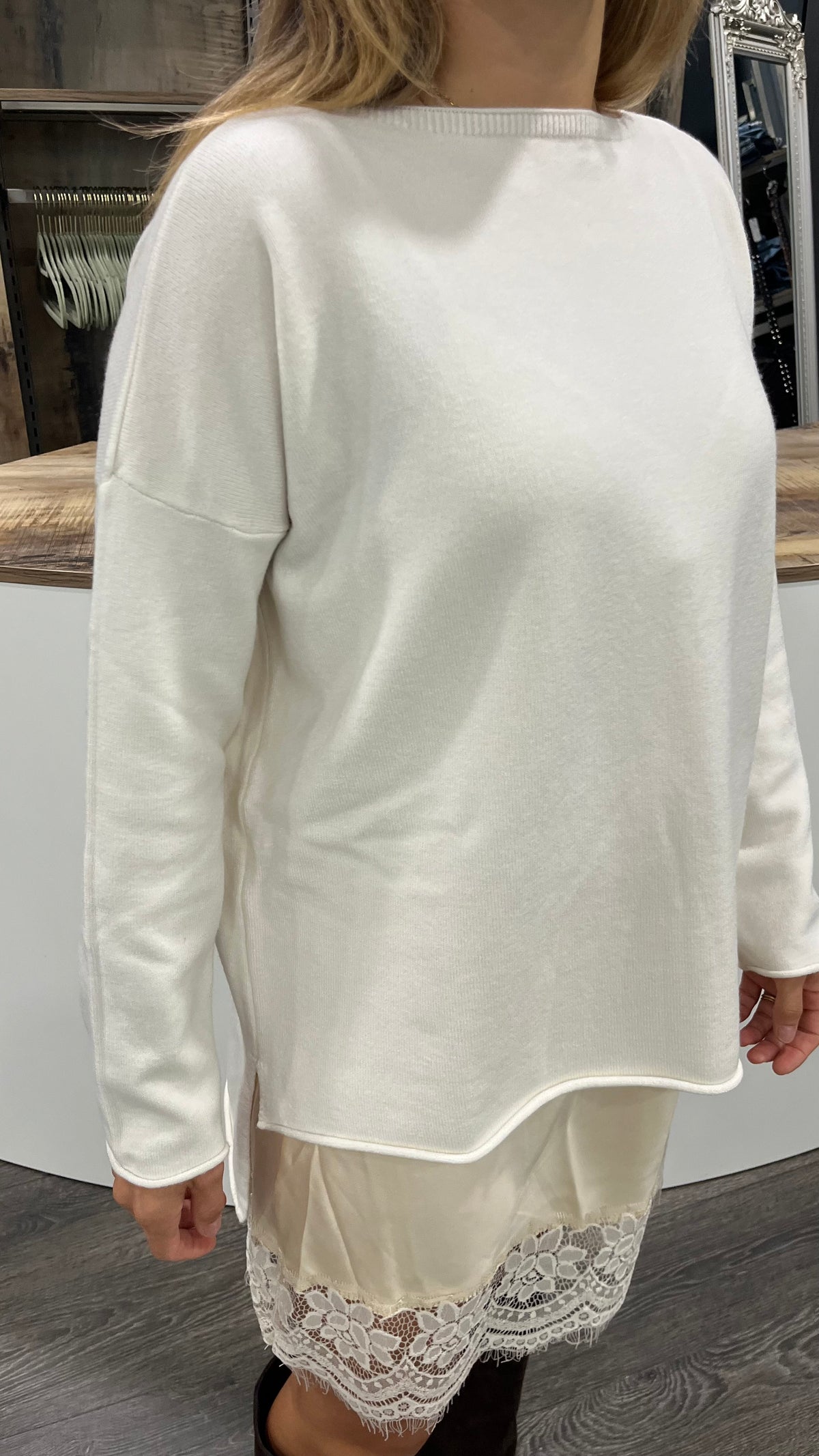 Abito Maglia + Pizzo