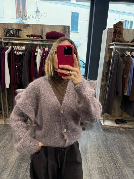 Cardigan Lila Rouches varianti colore