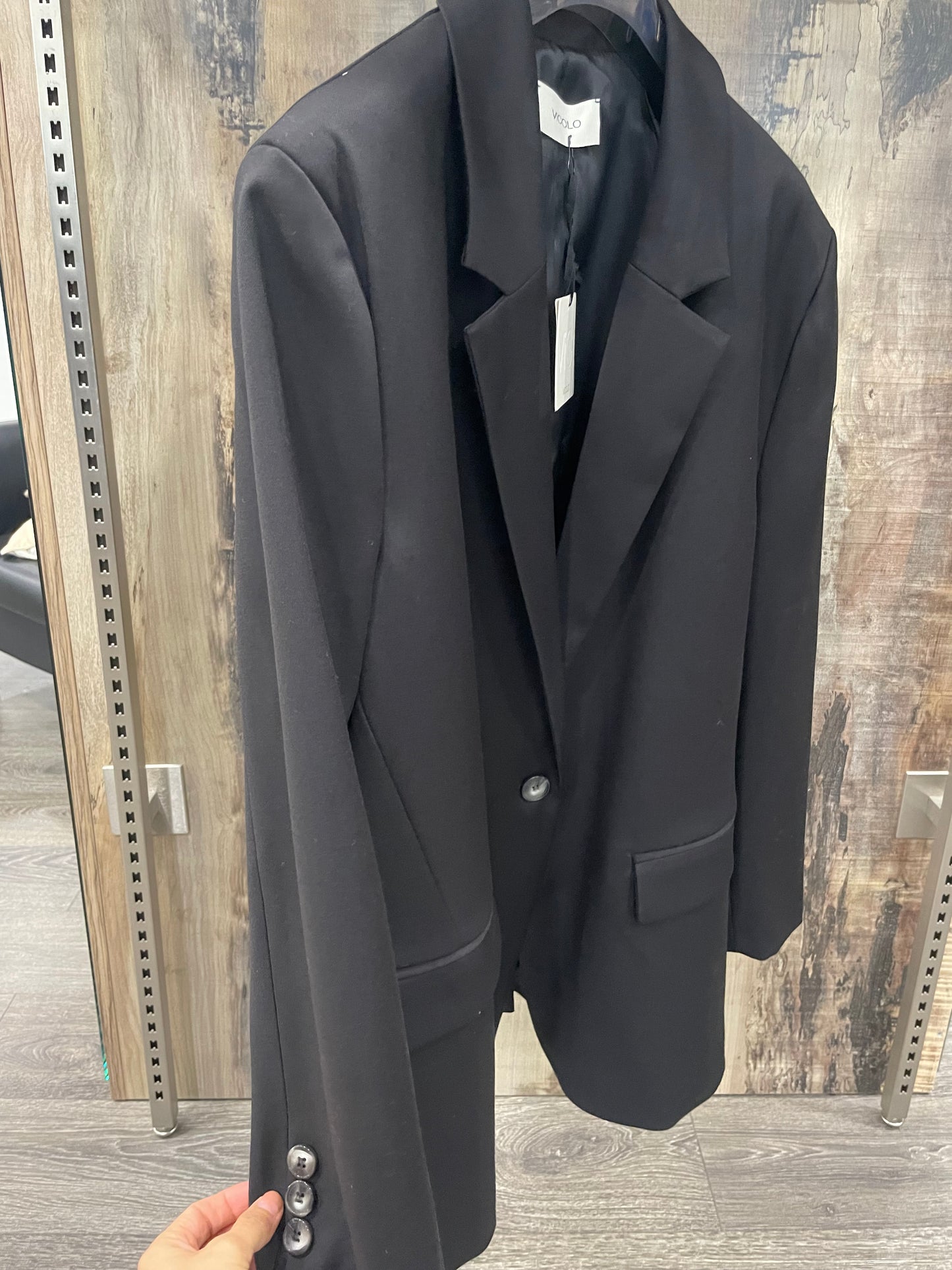 Blazer Giacca Nero Vicolo Oversize