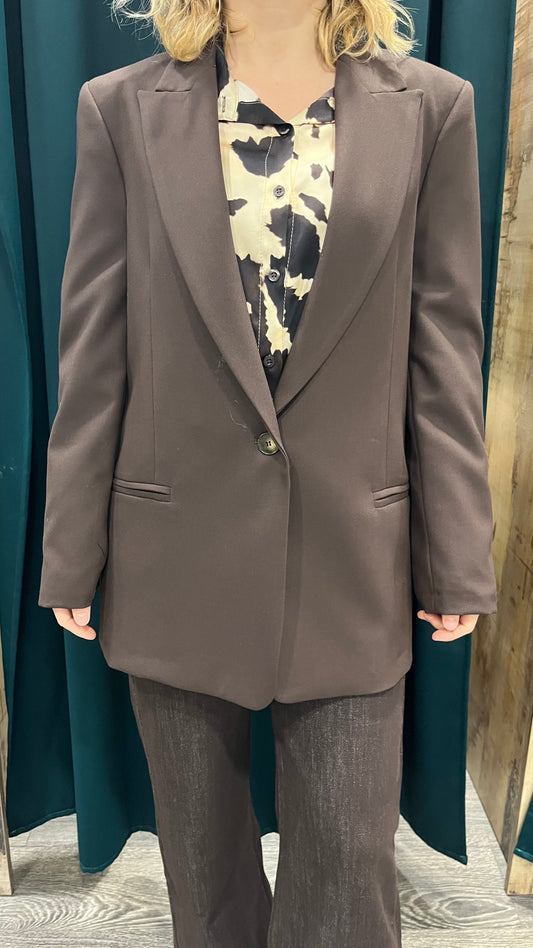 Giacca Kontatto Marrone Over