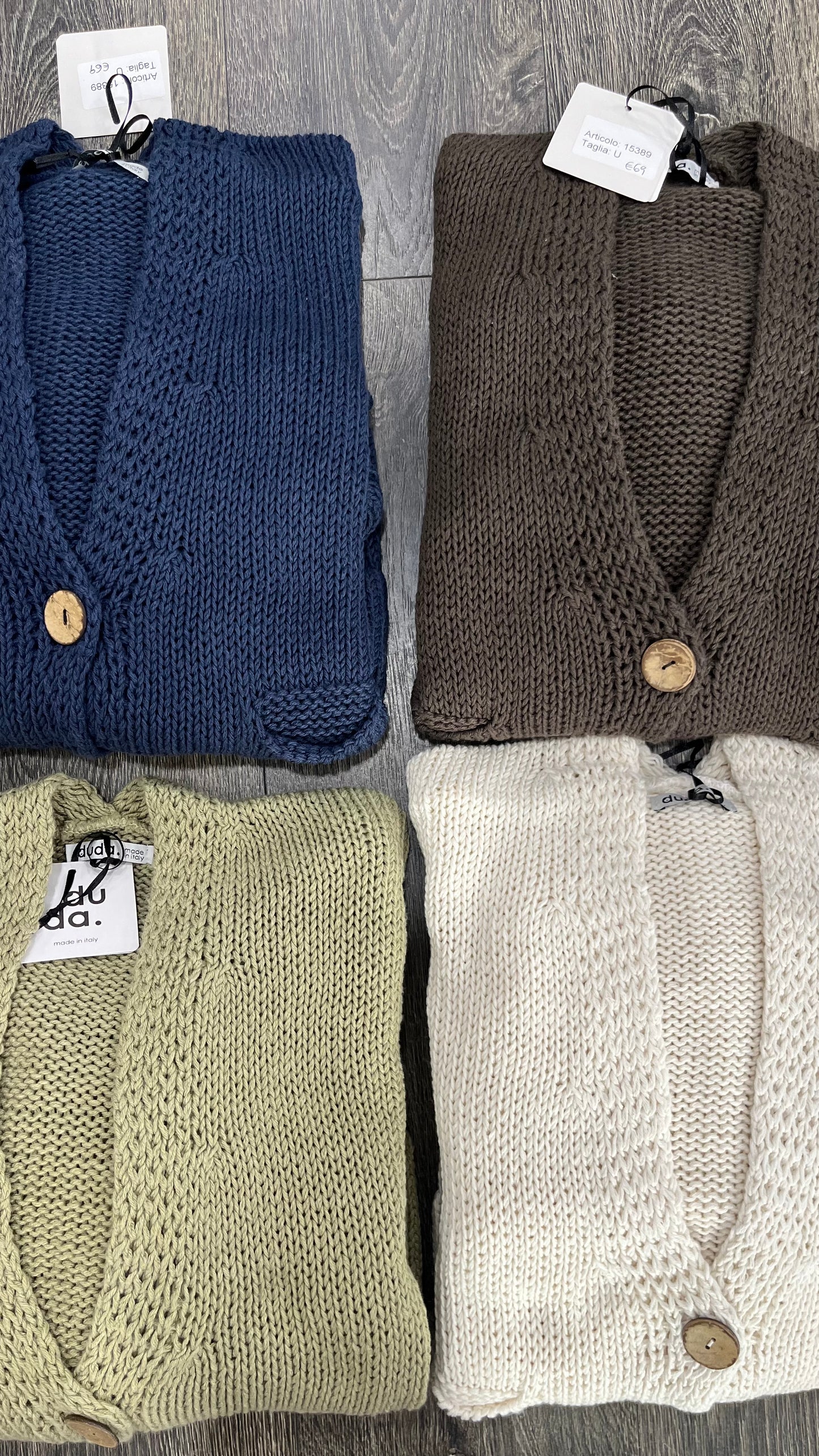 Cardigan Over in Diversi Colori