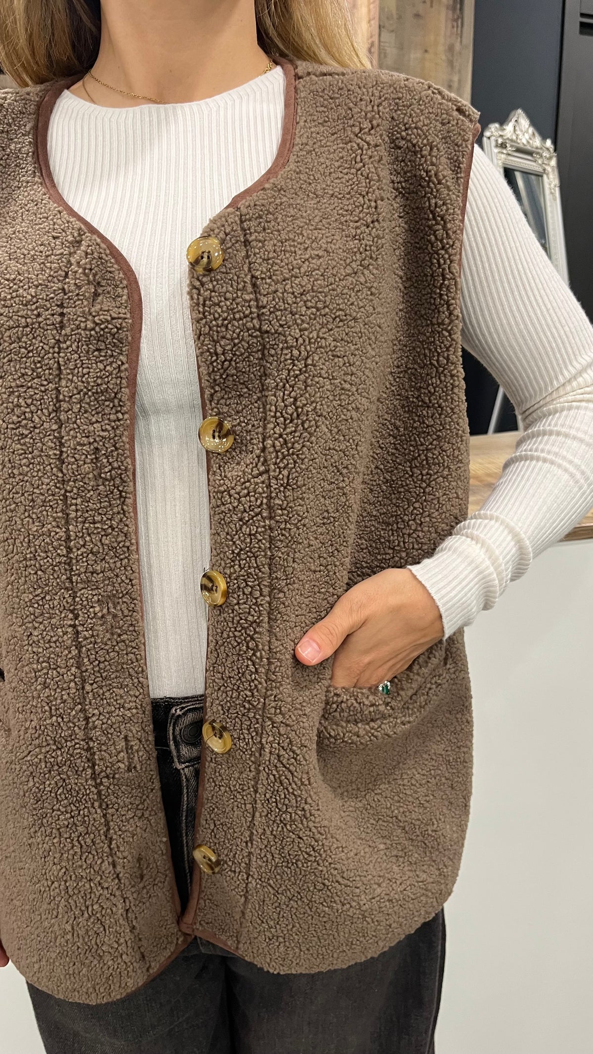 Gilet Orsetto Vicolo Fango