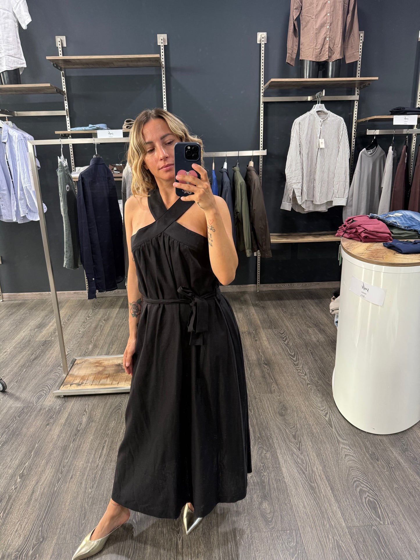 Abito Vicolo Nero scollo incrocio