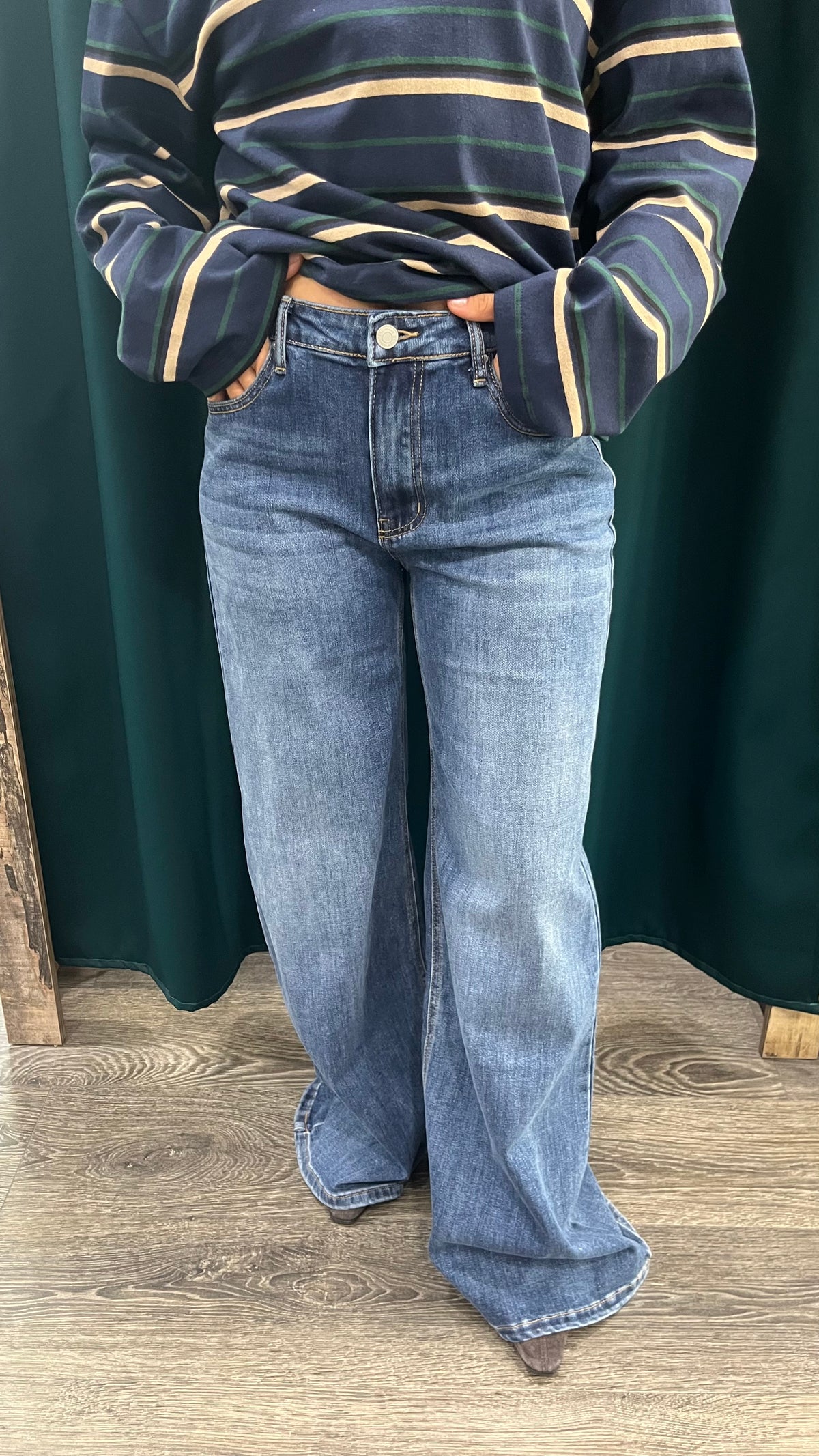 Jeans Palazzo Vita Alta