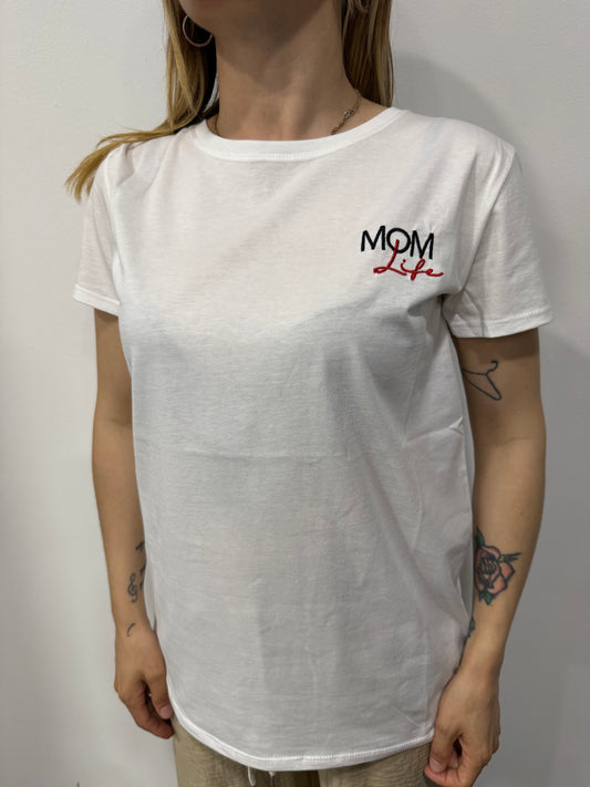 T-shirt Vicolo Ricamo “Mom Life”
