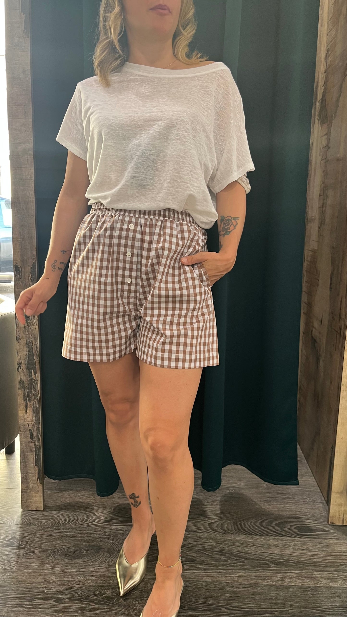 Shorts Pantaloncini Vicolo Vichy