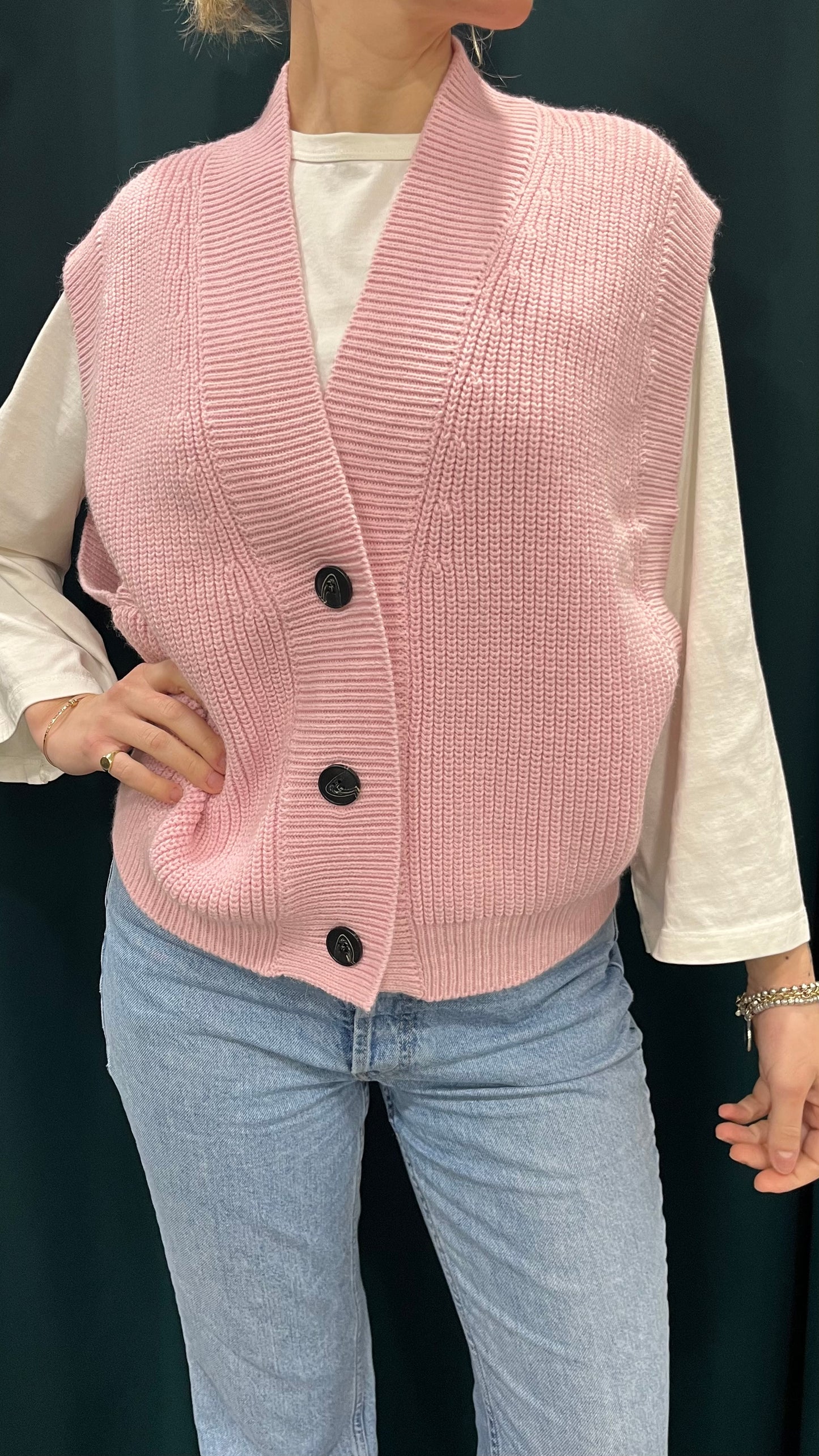 Gilet Lumina Rosa