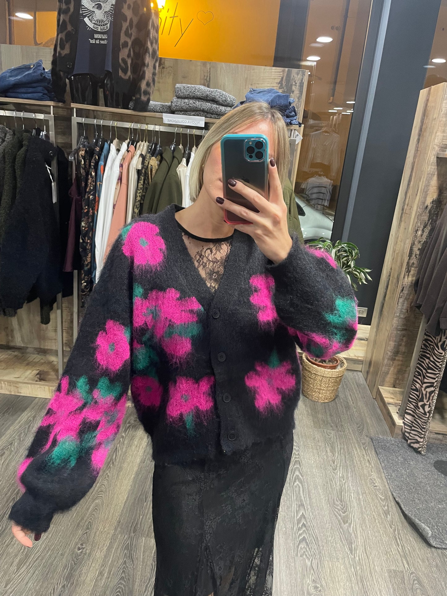 Cardigan Fiori