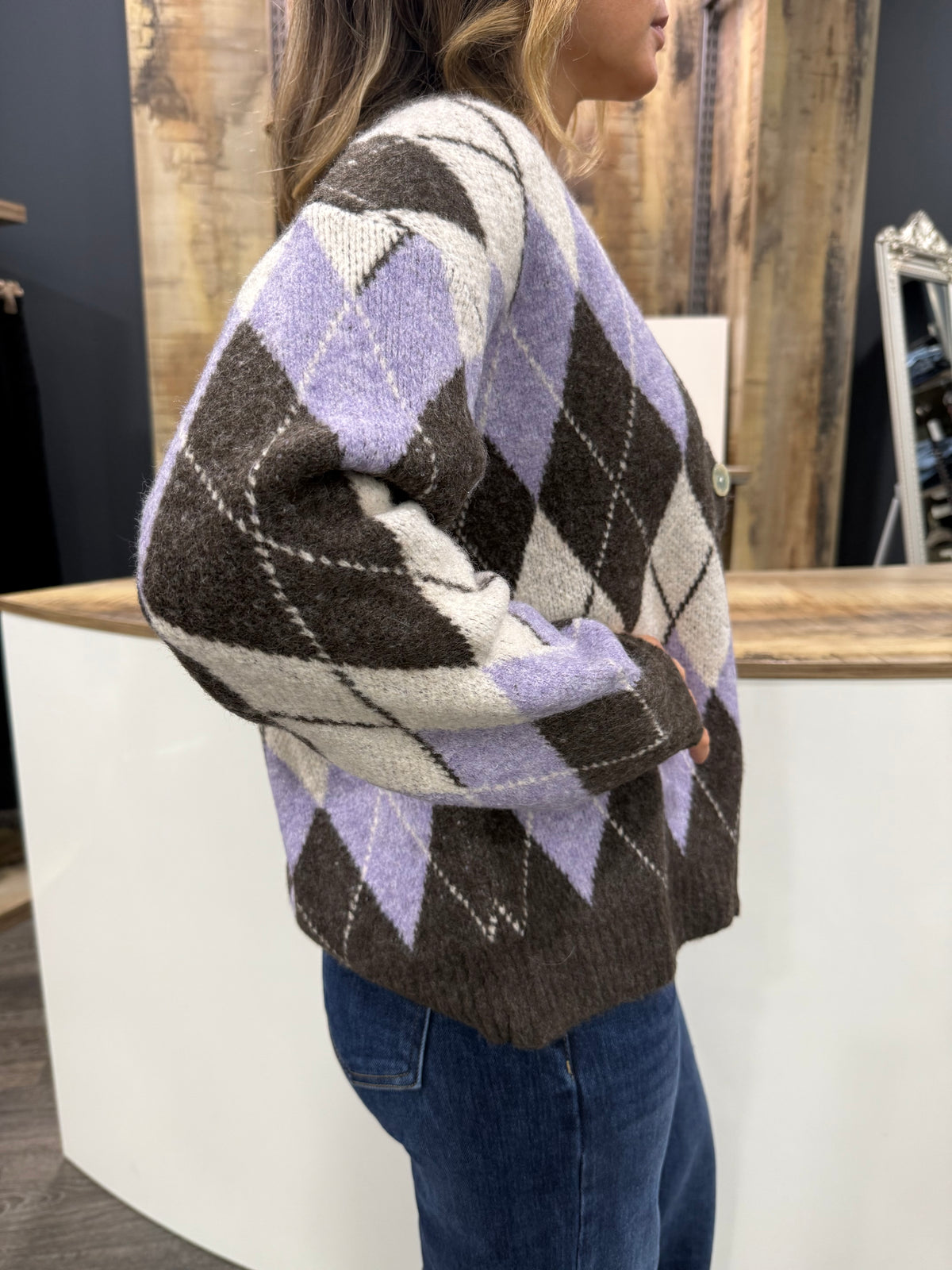Cardigan Rombi Duda