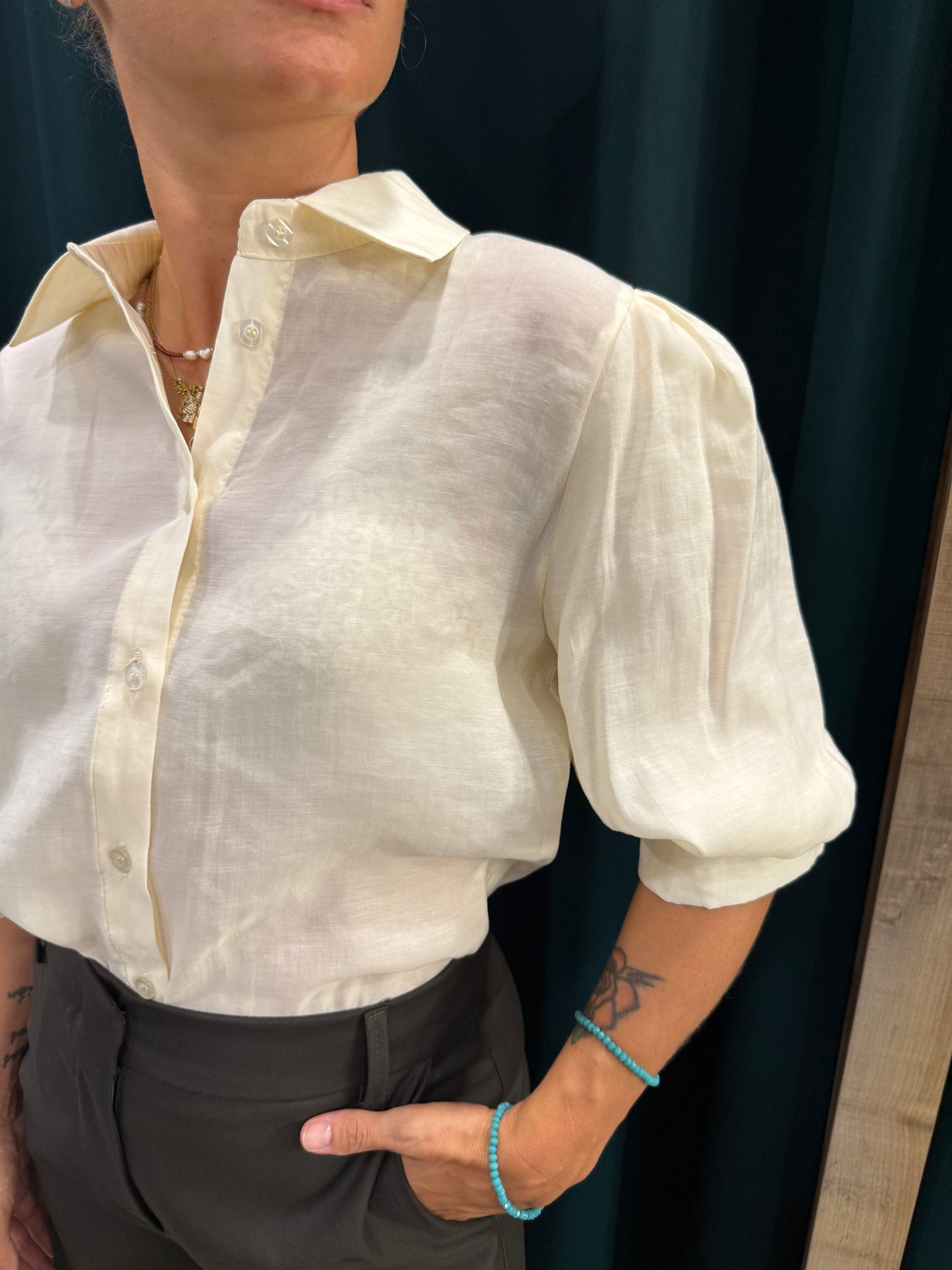 Camicia Manica Sbuffo