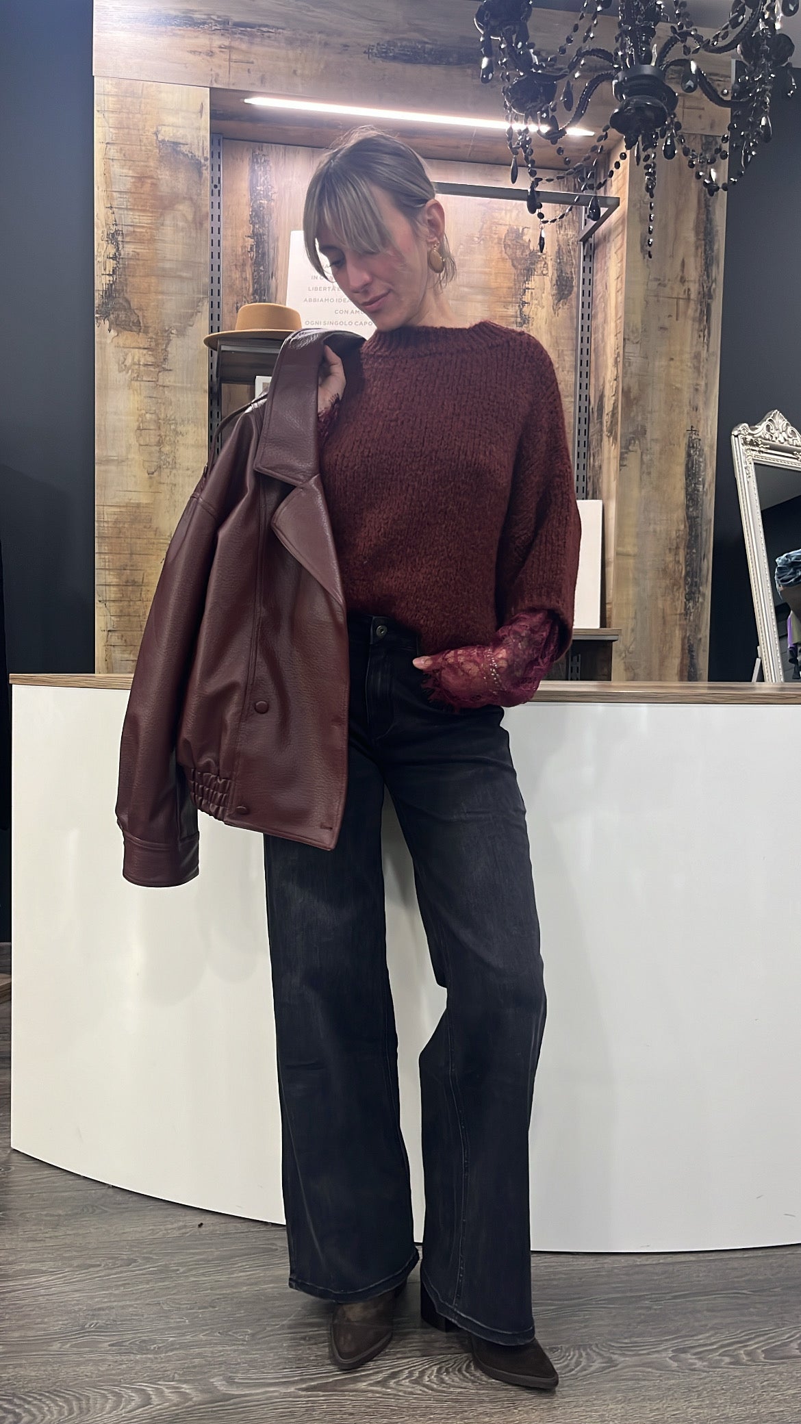 Jeans Grigio Scuro
