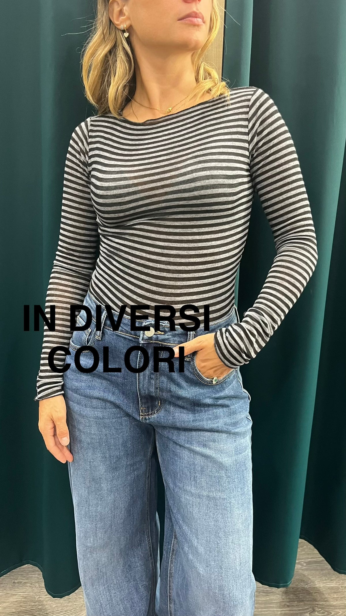 Cashmeretta Righe Diversi Colori