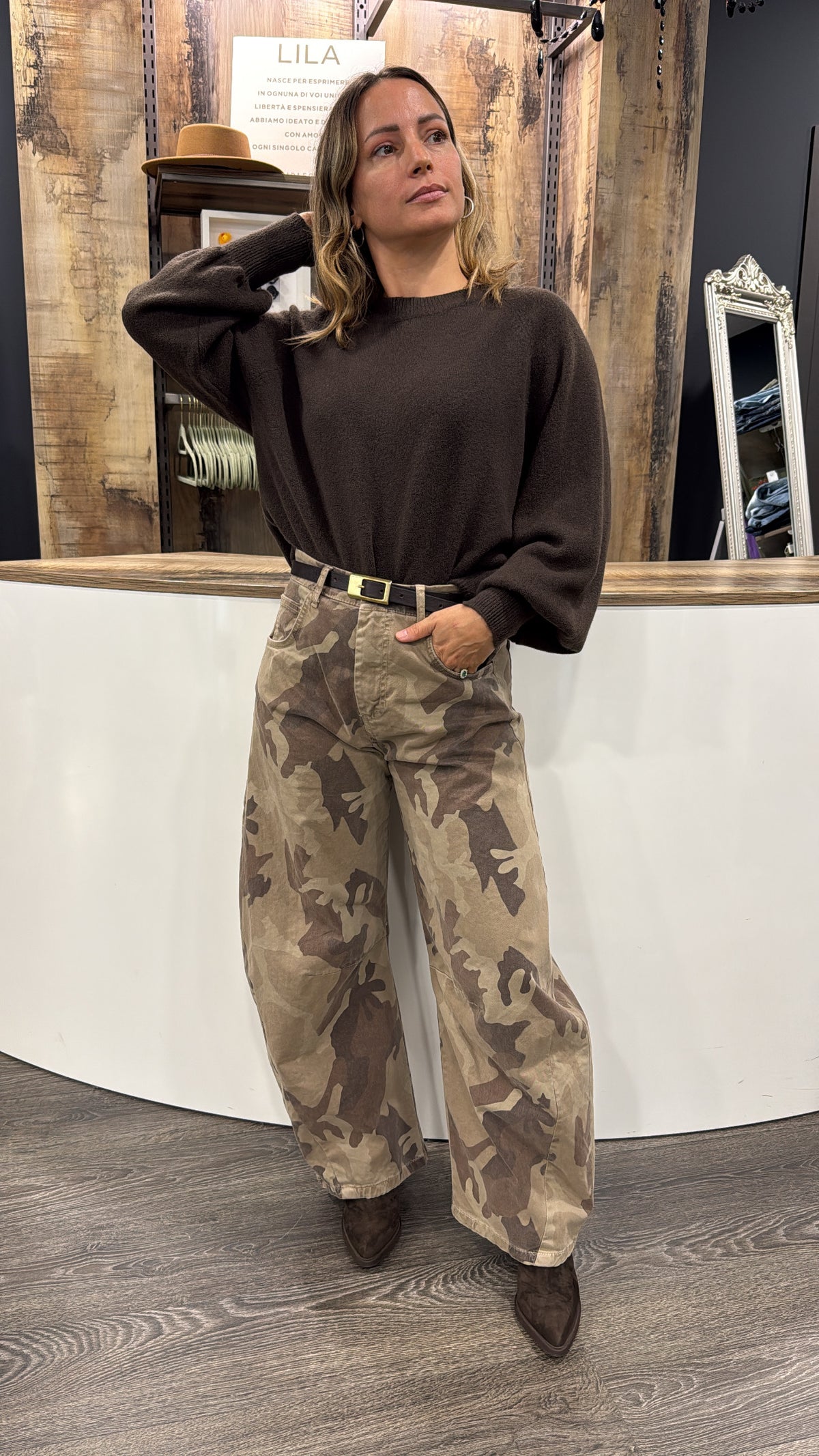 Pantaloni Camouflage