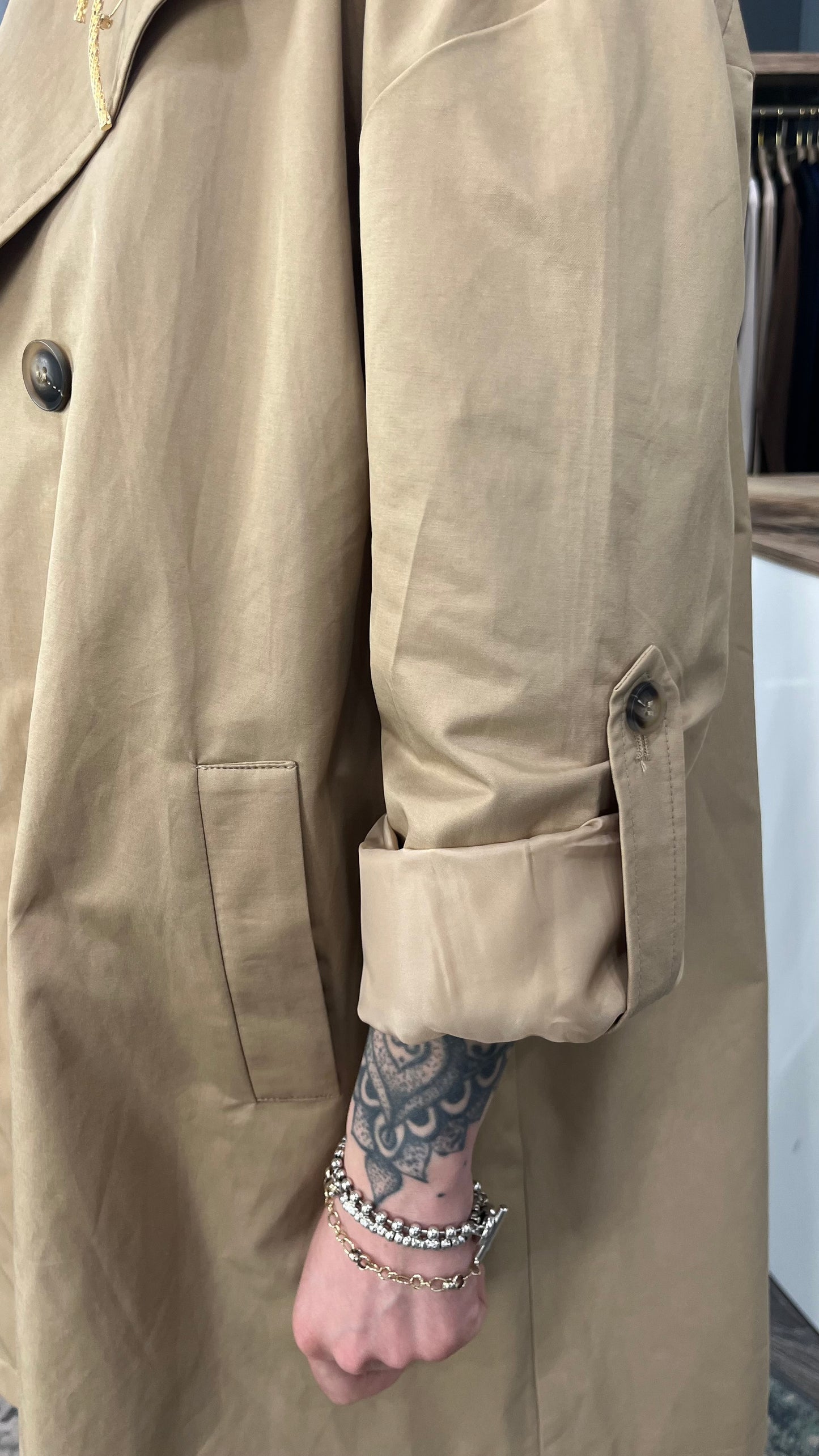 Trench oversize medio