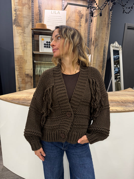 Cardigan Frange Duda