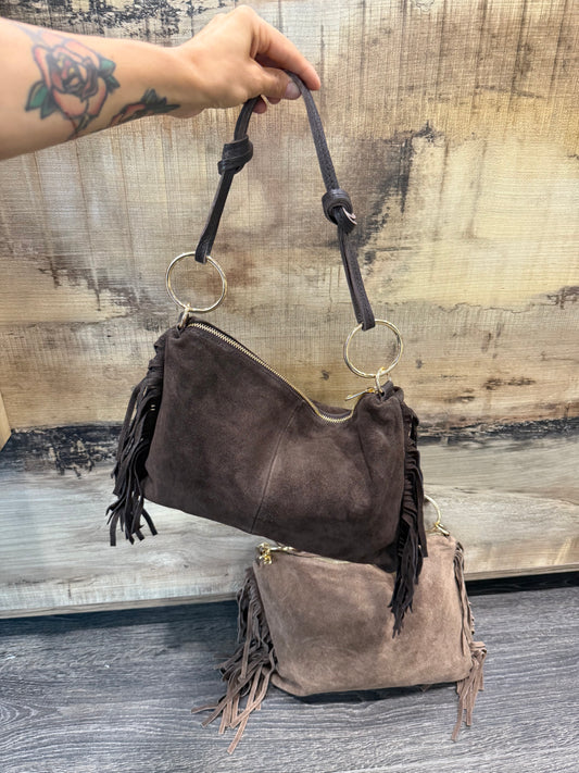 Borsa Suede Frange