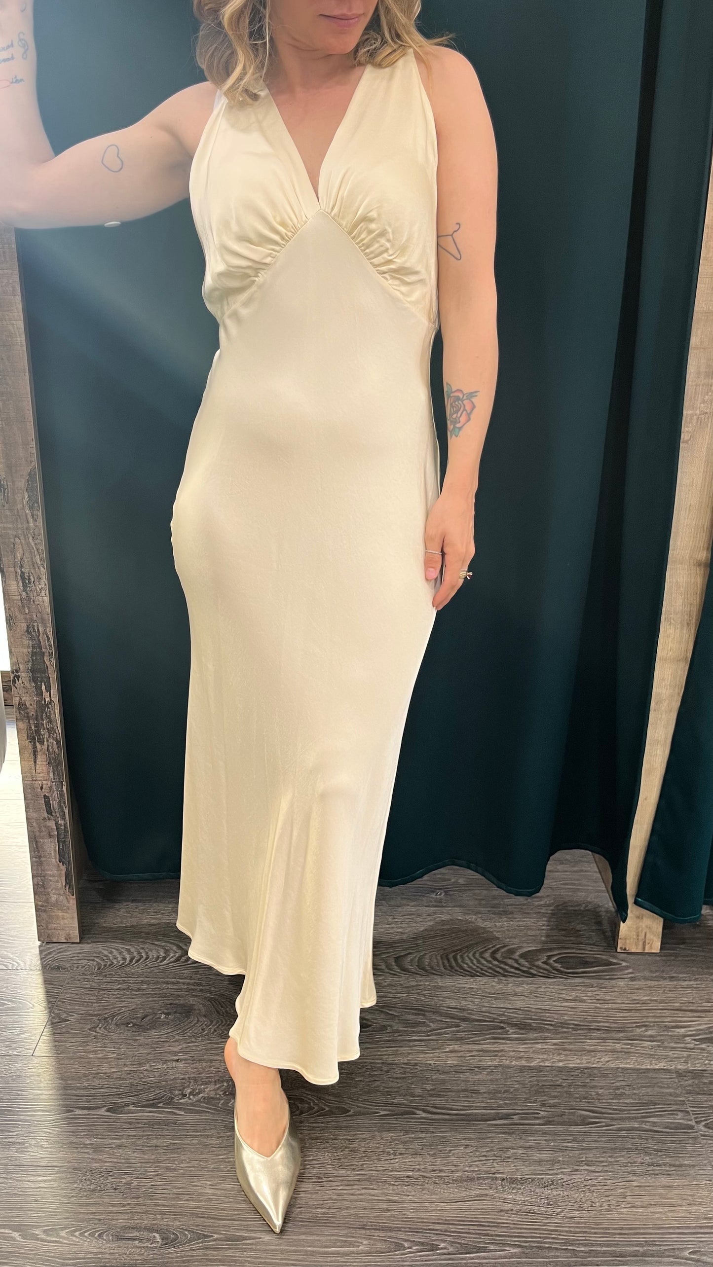 Abito Vicolo Giallo Pastello in Viscosa