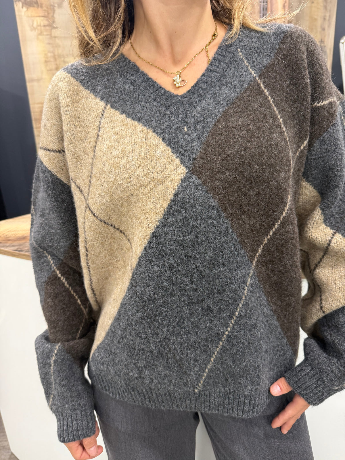 Maglione Duda Rombi