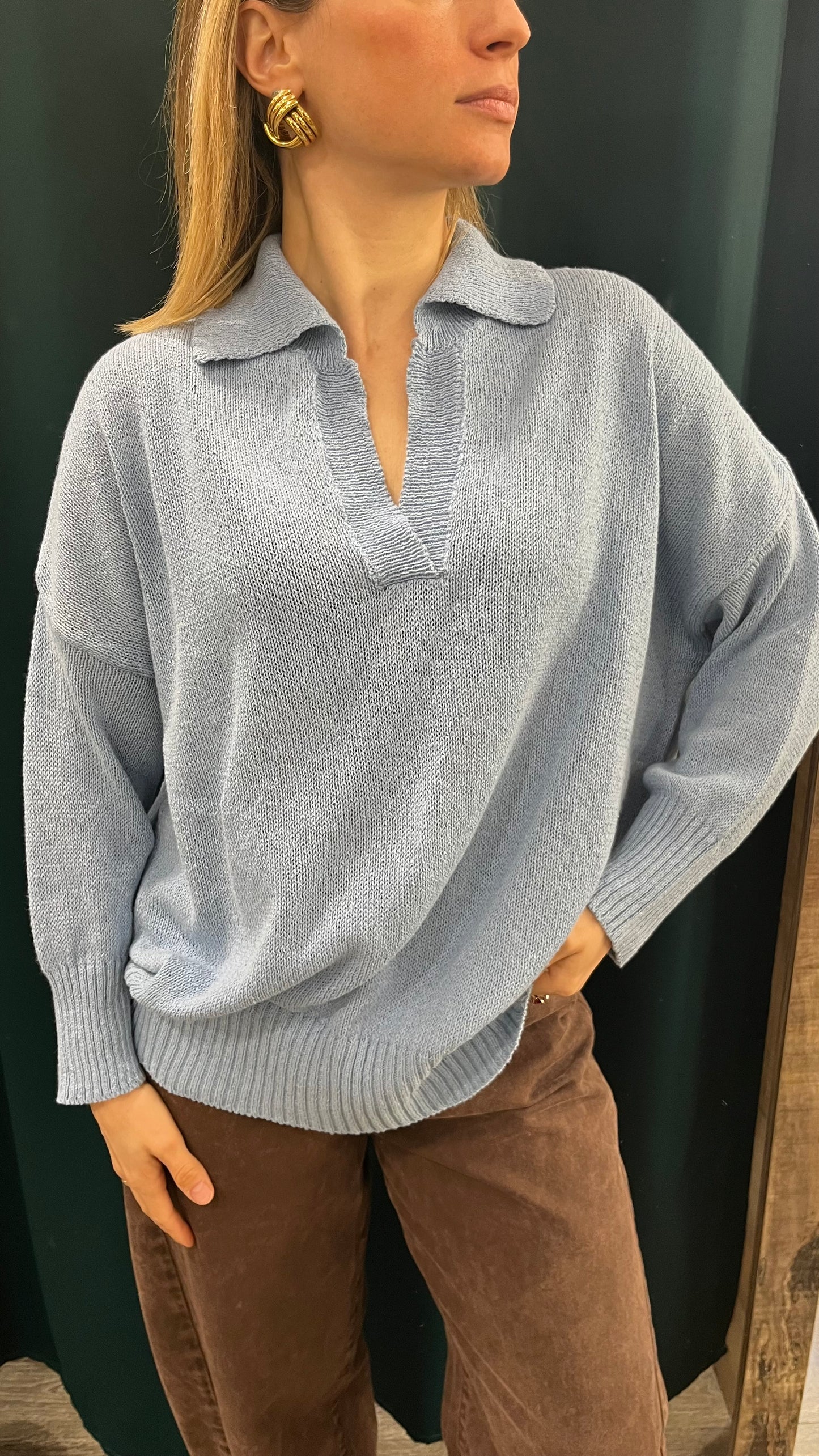 Maglione Polo in Diversi Colori