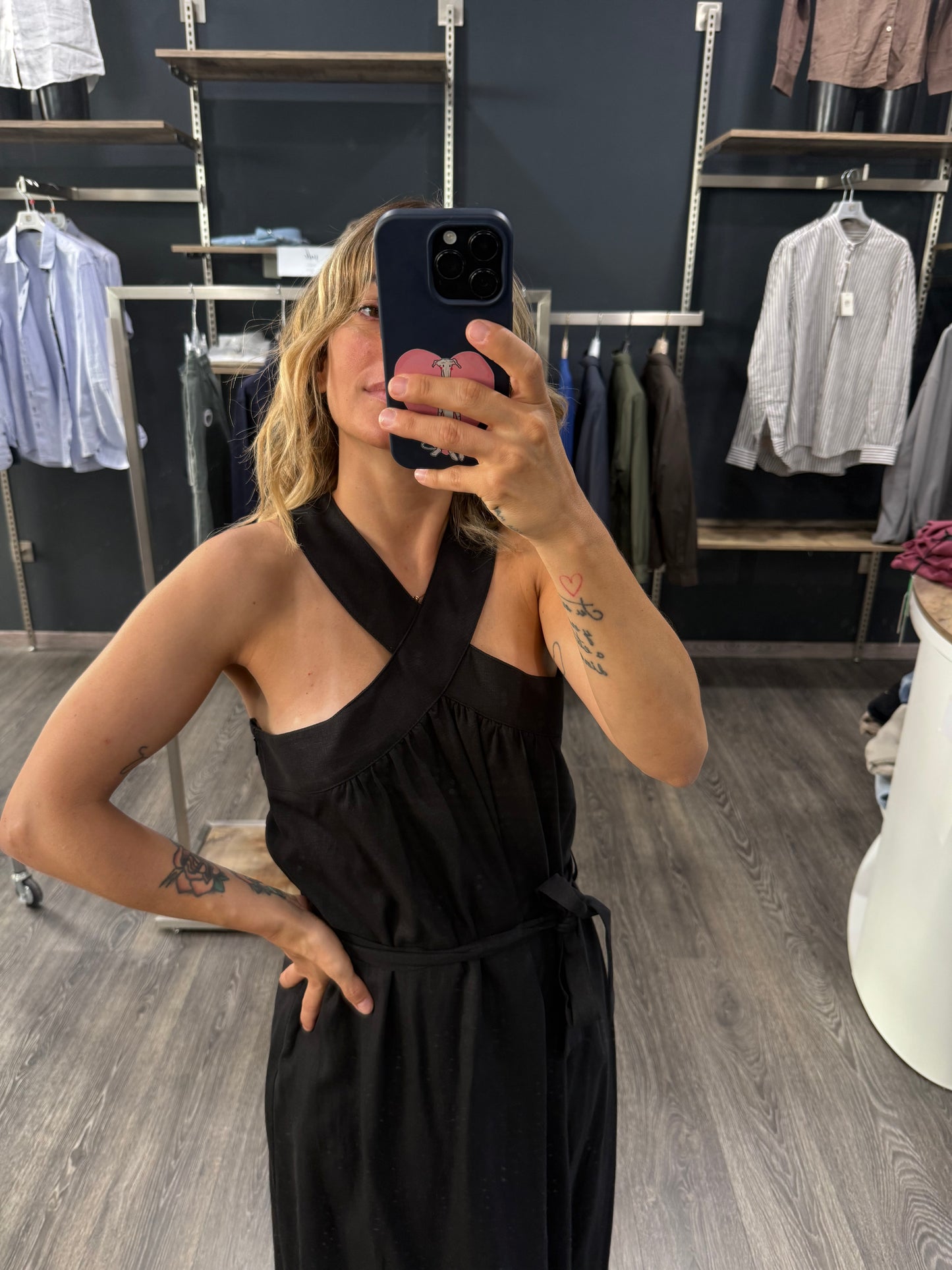 Abito Vicolo Nero scollo incrocio
