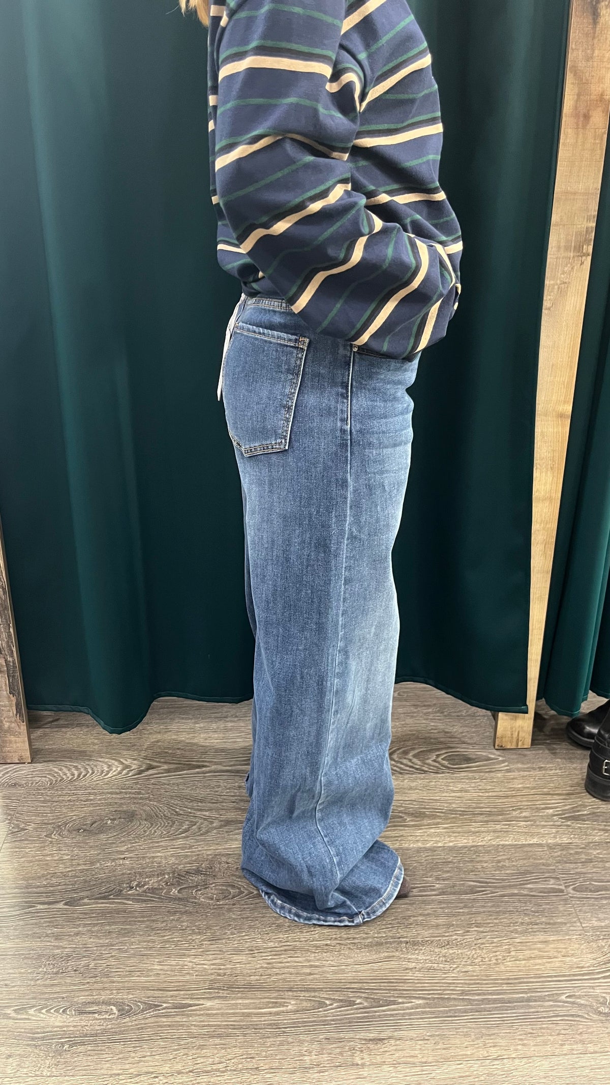 Jeans Palazzo Vita Alta