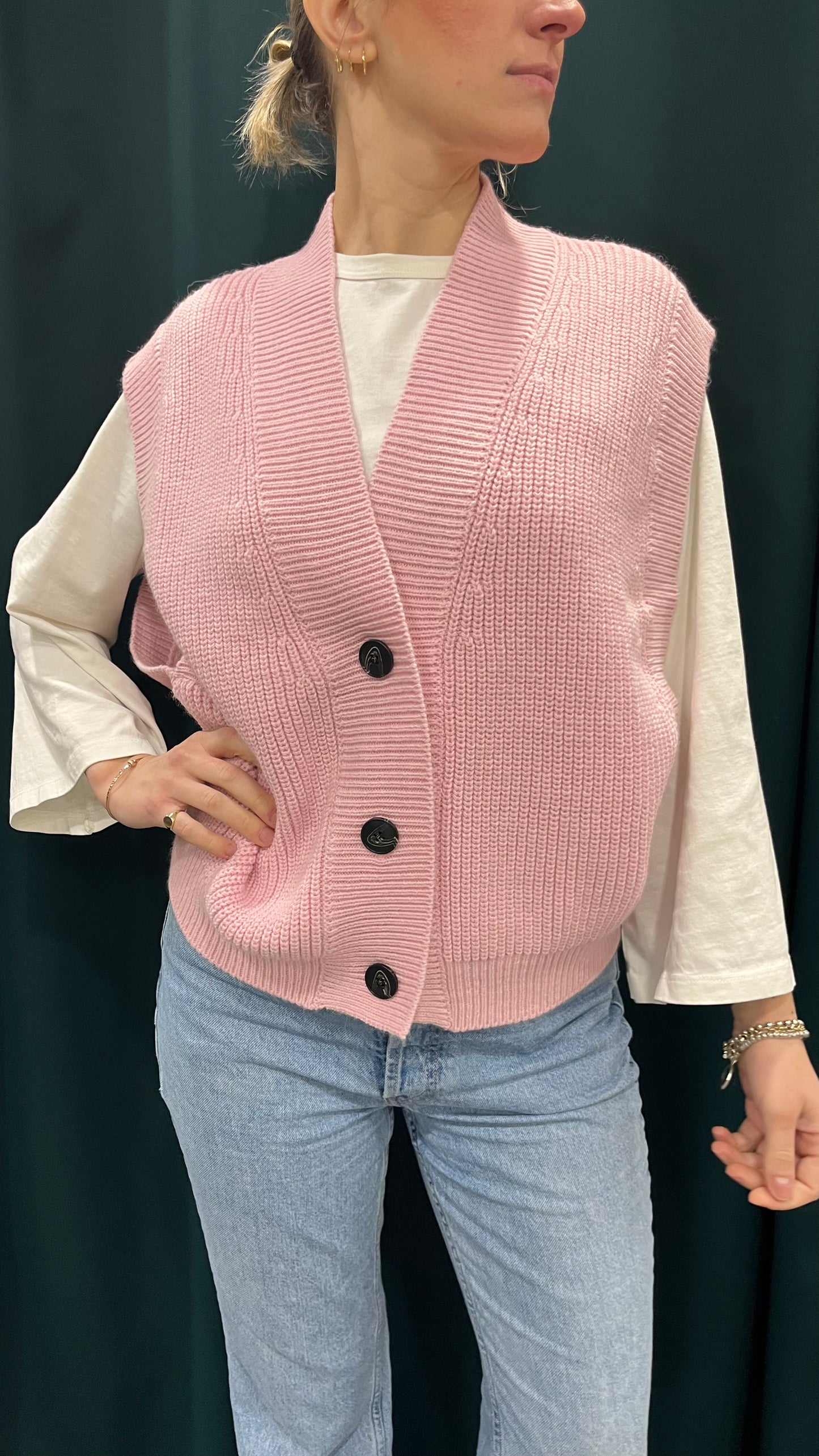 Gilet Lumina Rosa