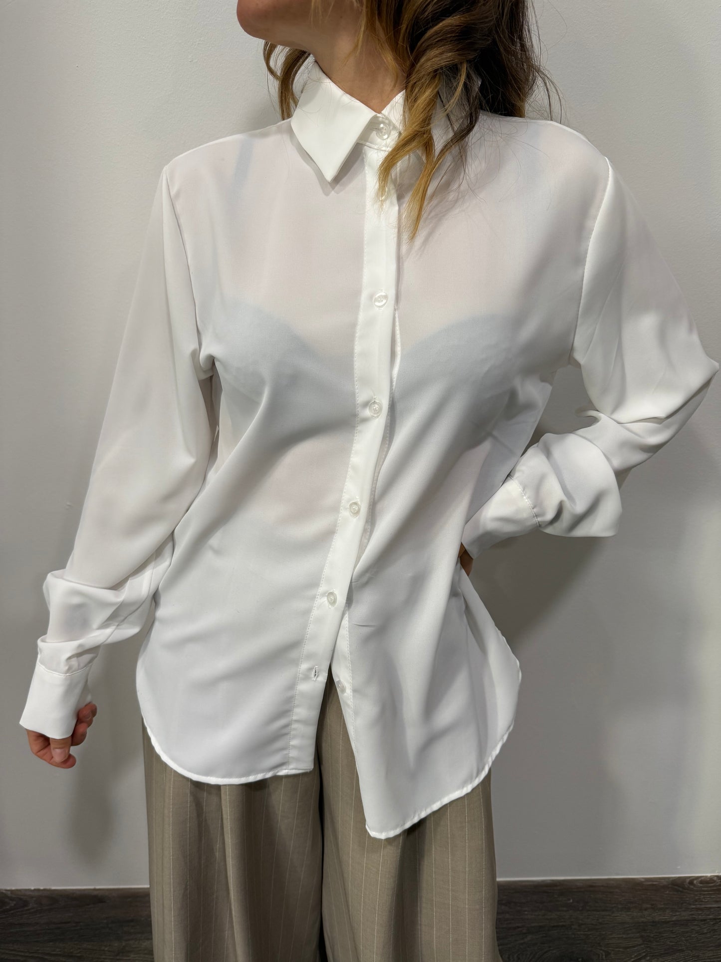 Camicia Bianca Basic Sunway